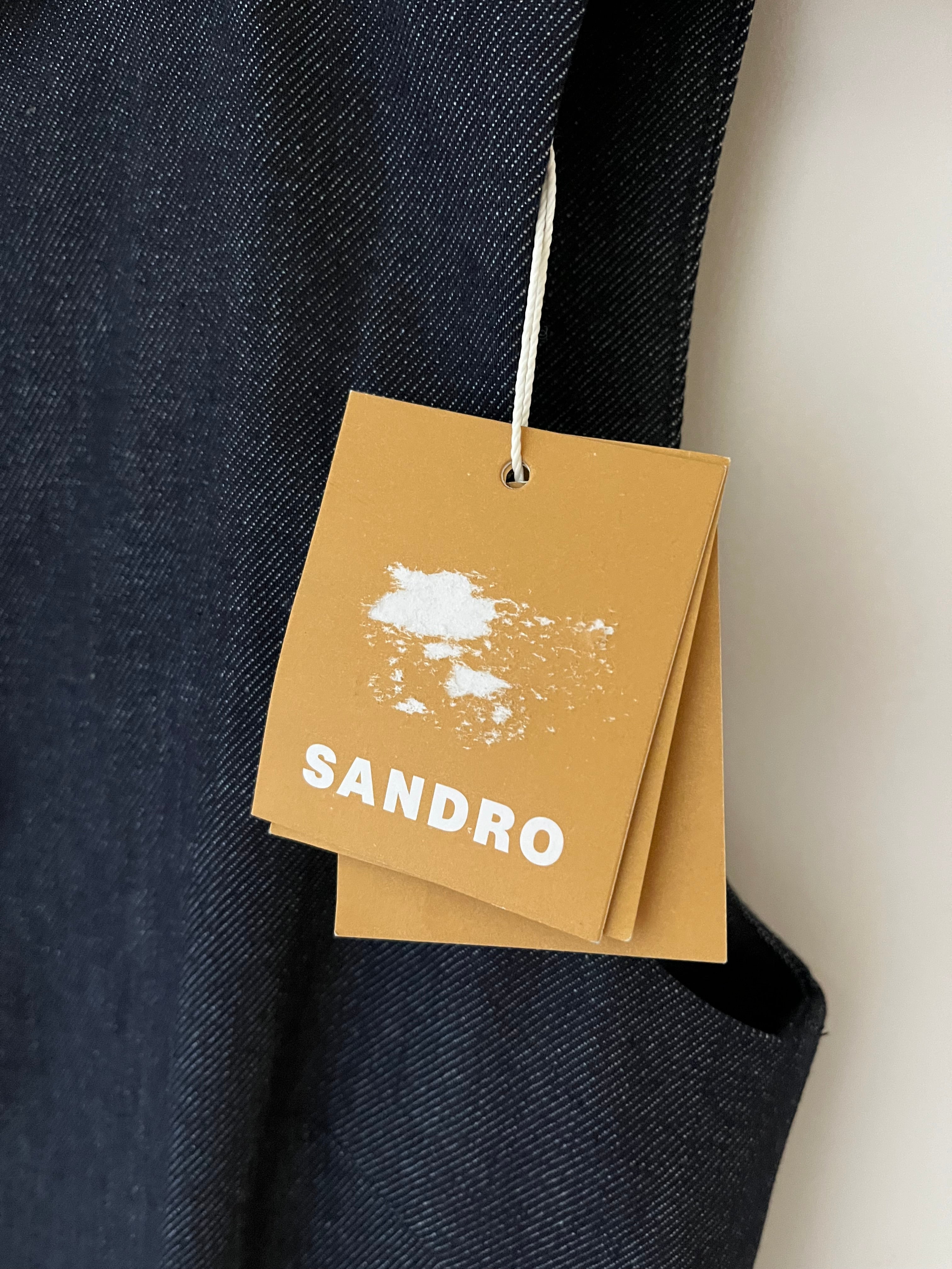 Sandro Denim Dress Size 38