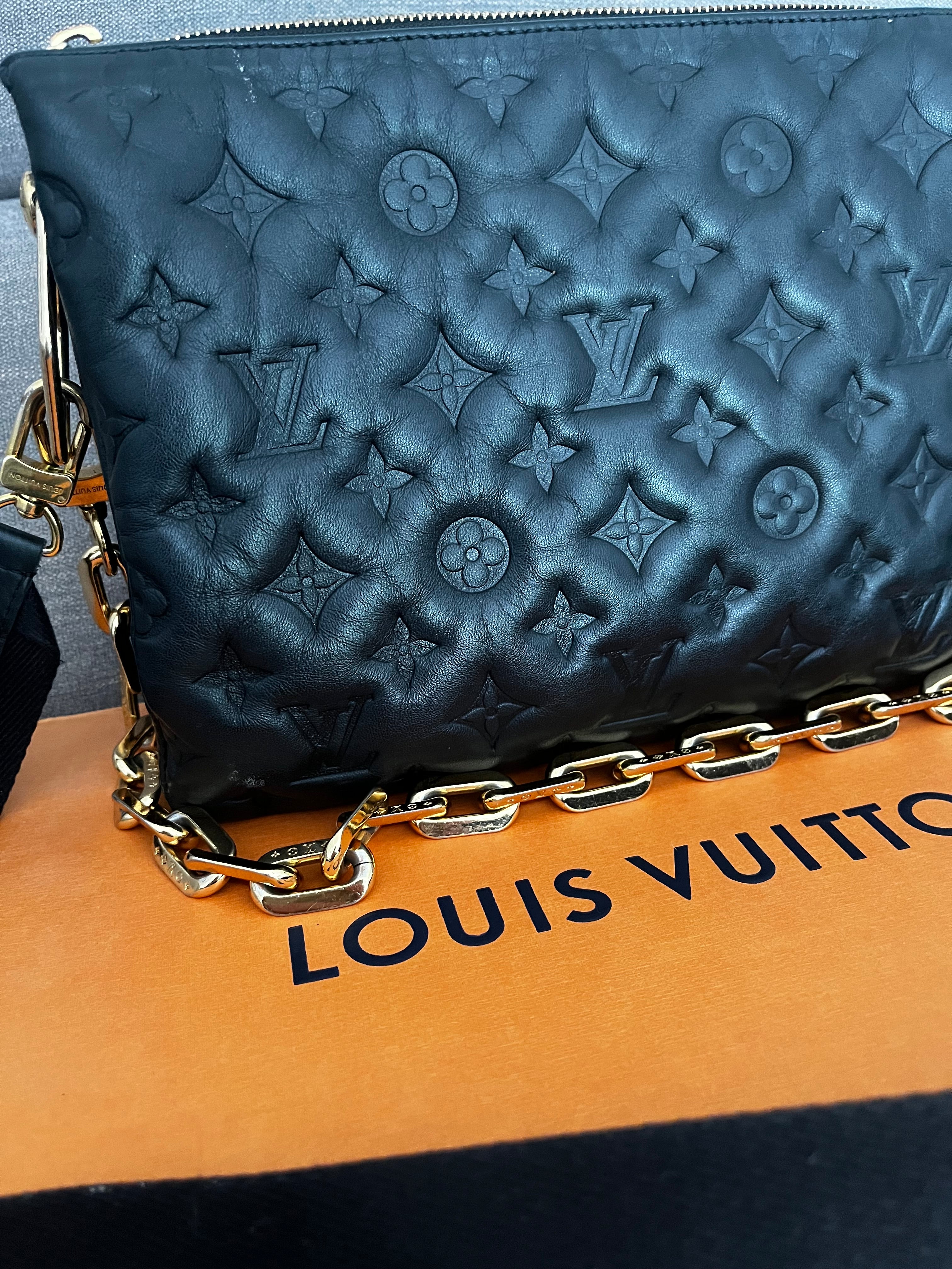 Louis Vuitton Black Coussin Bag