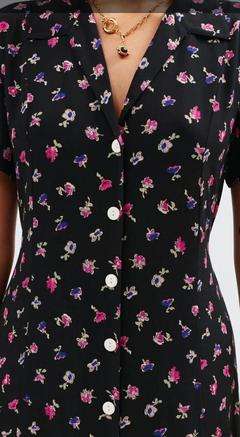 Rixo Florrie Dress Size 10