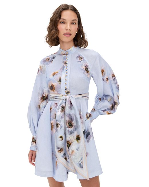 Zimmermann Lilac Blue Dress Size 0 (8)