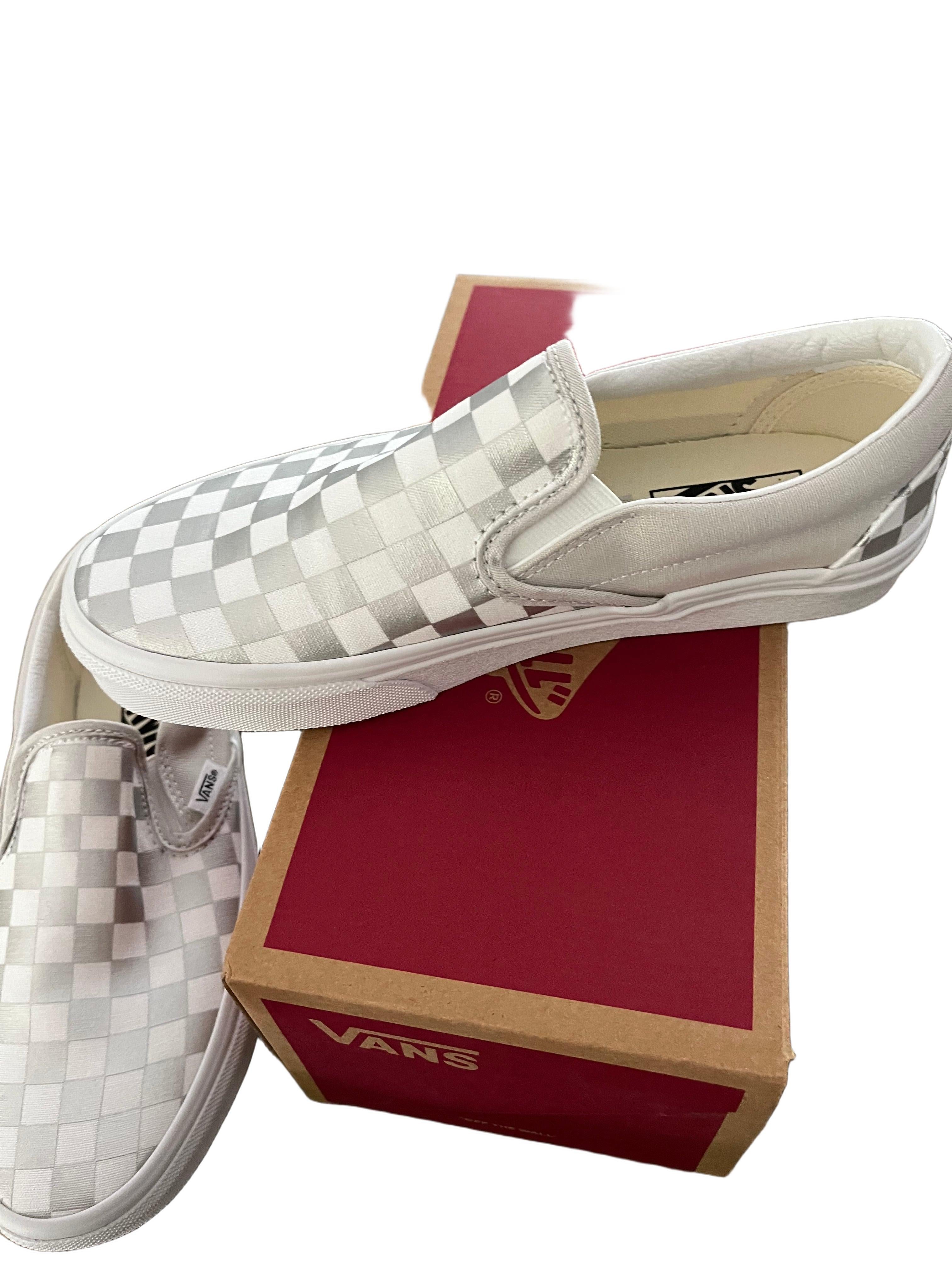 Vans Metallic Slip On Shoes Size 5
