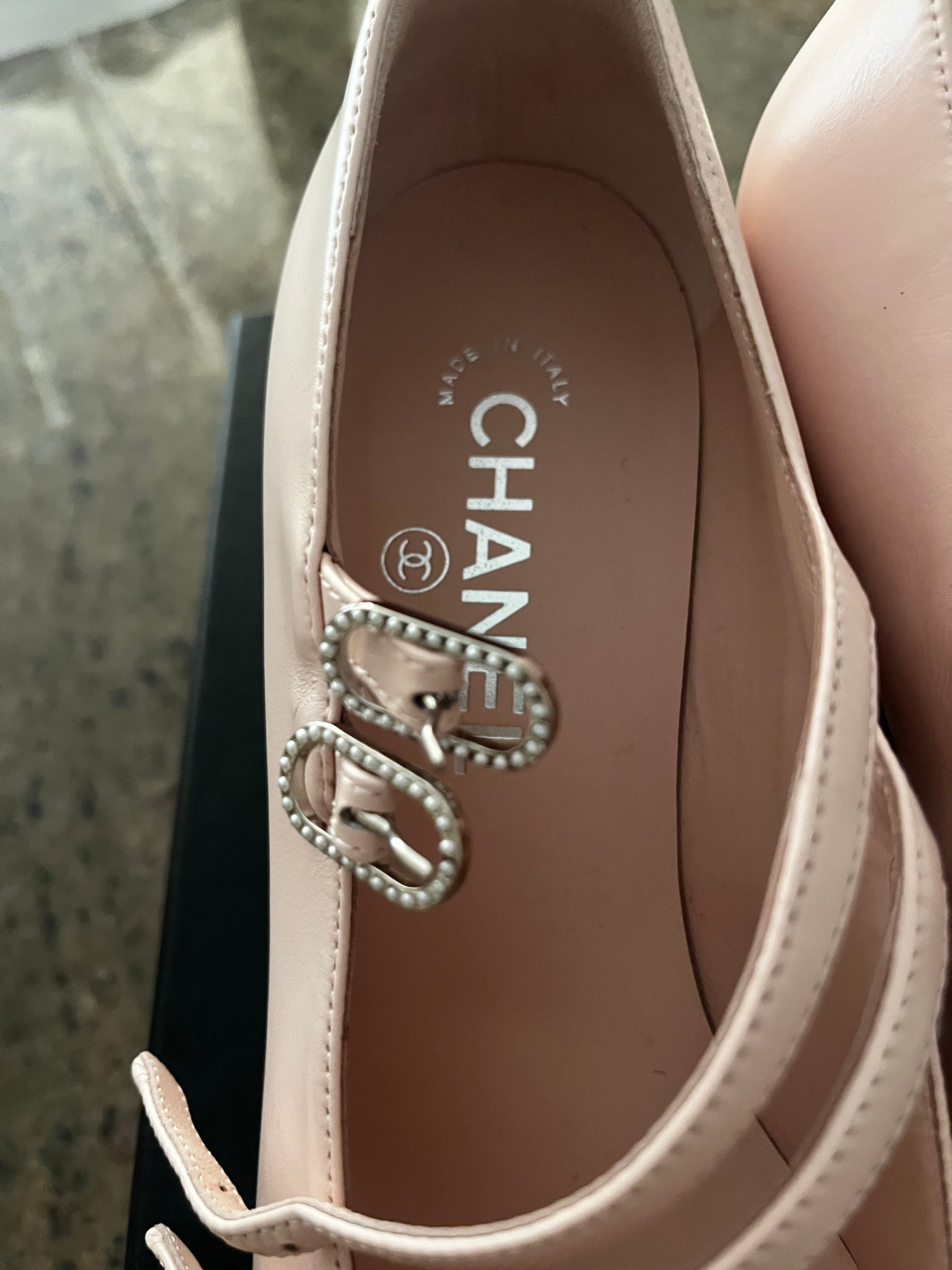 Chanel Mary Jane’s Size 38.5