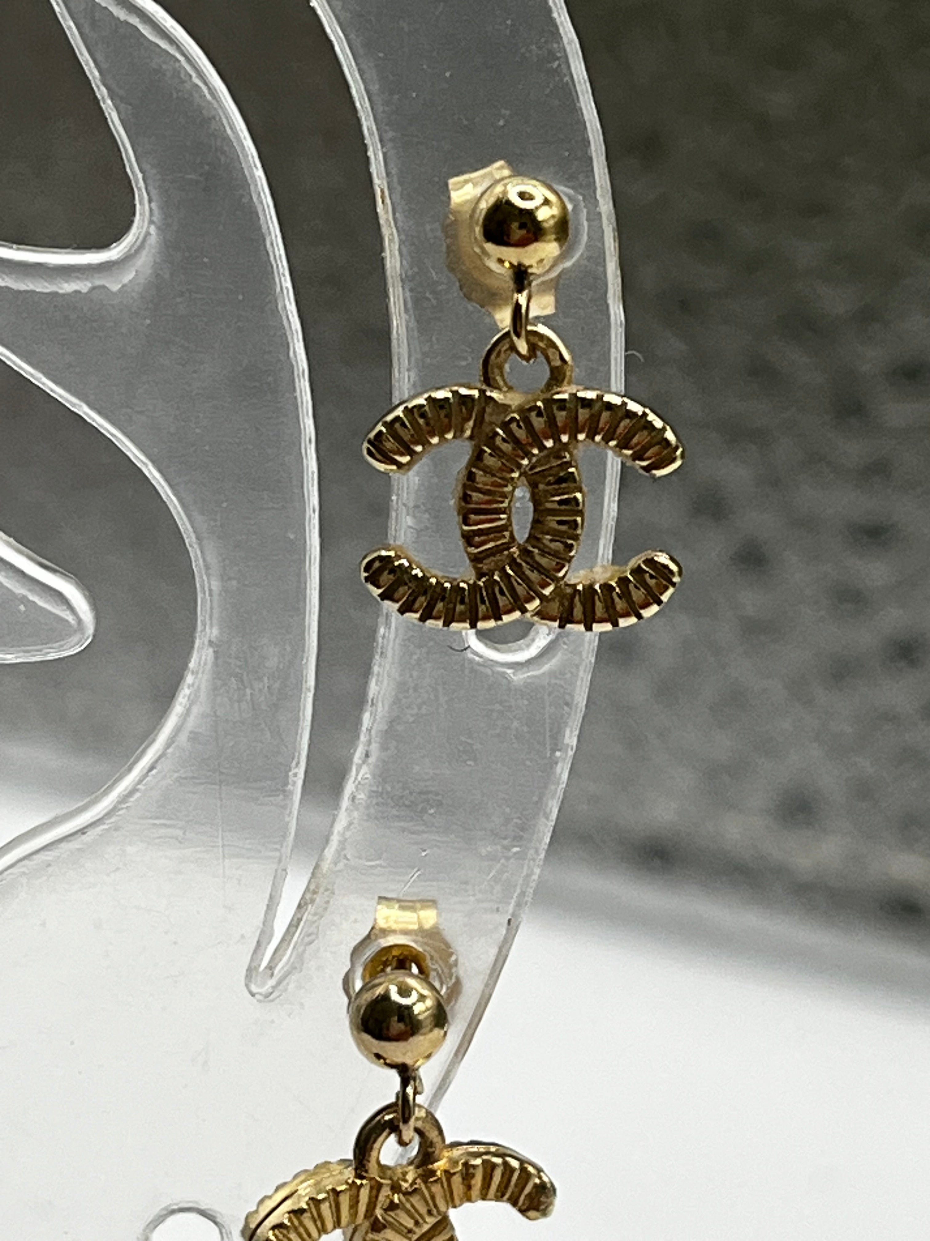 Repurposed CC Charm Earrings