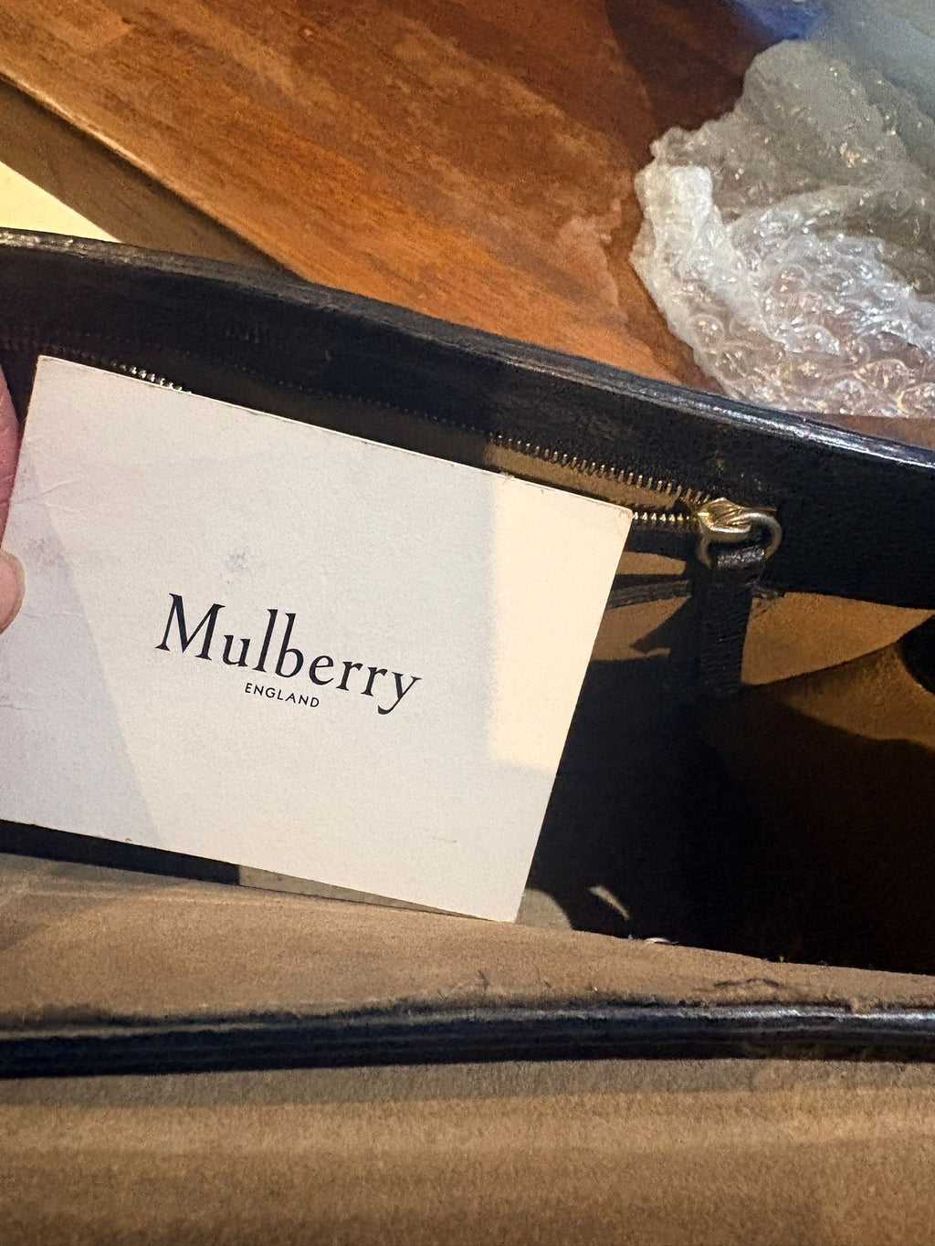 Mulberry Small Black Bayswater
