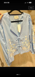 Sissel Light Blue Top Size S/M