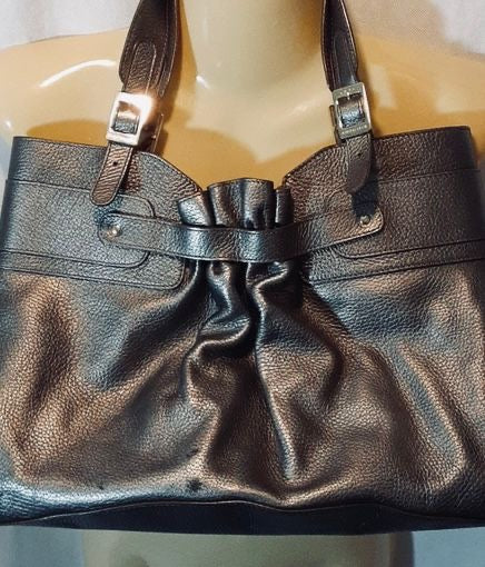 Anya Hindmarch Black Leather Tote