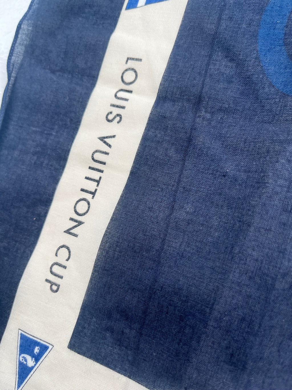 Louis Vuitton Navy Scarf/Bandana