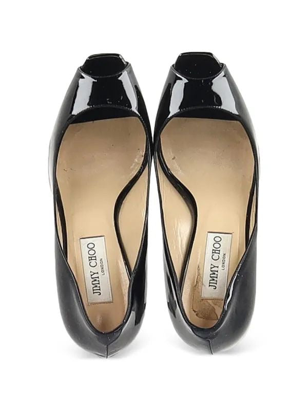 Jimmy Choo ‘Luna’ Peep Toe Shoes Size 39