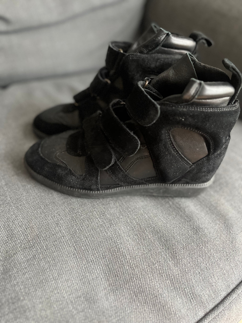 Isabel Marant Suede & Leather High Tops Size 38