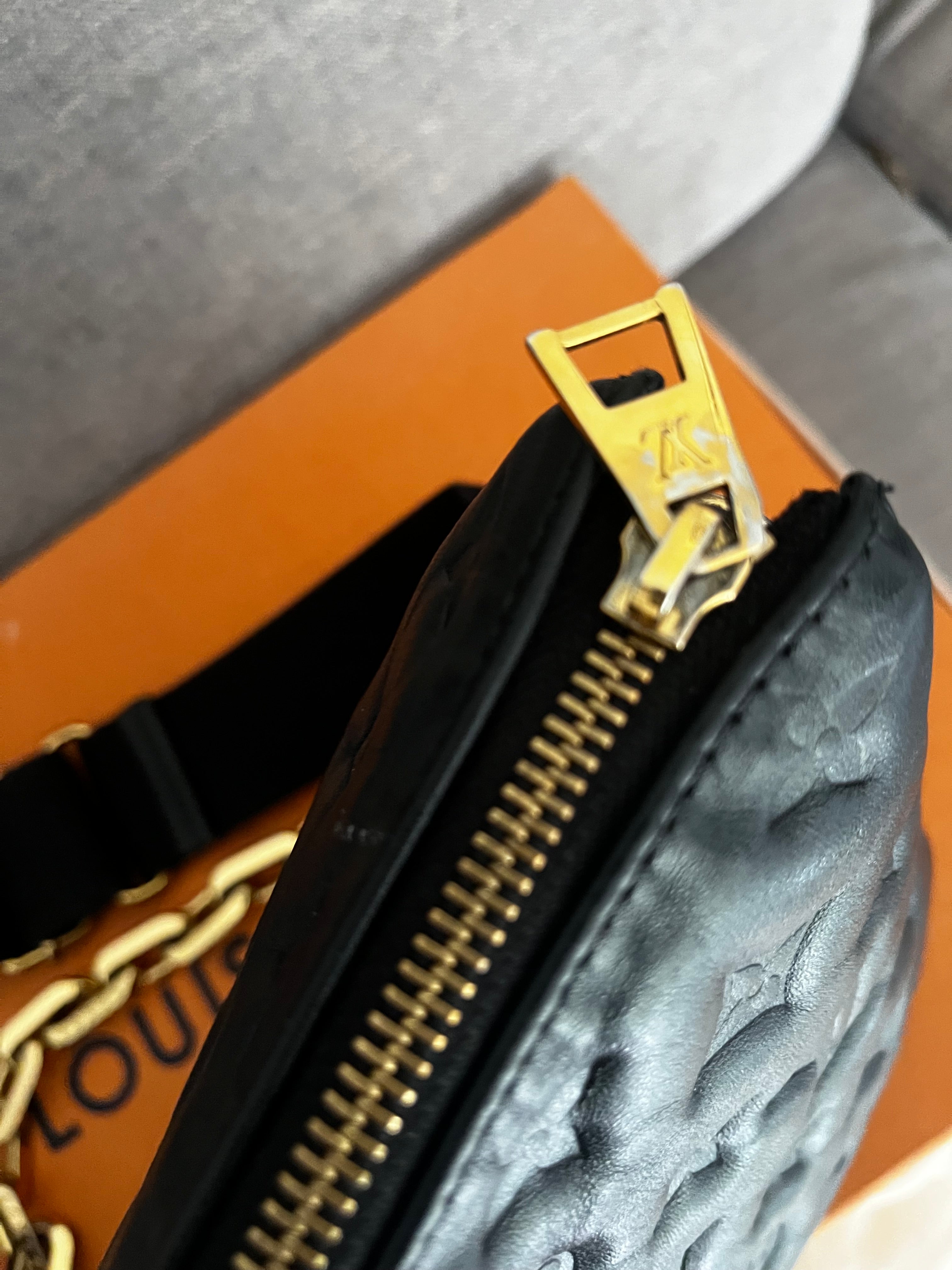 Louis Vuitton Black Coussin Bag