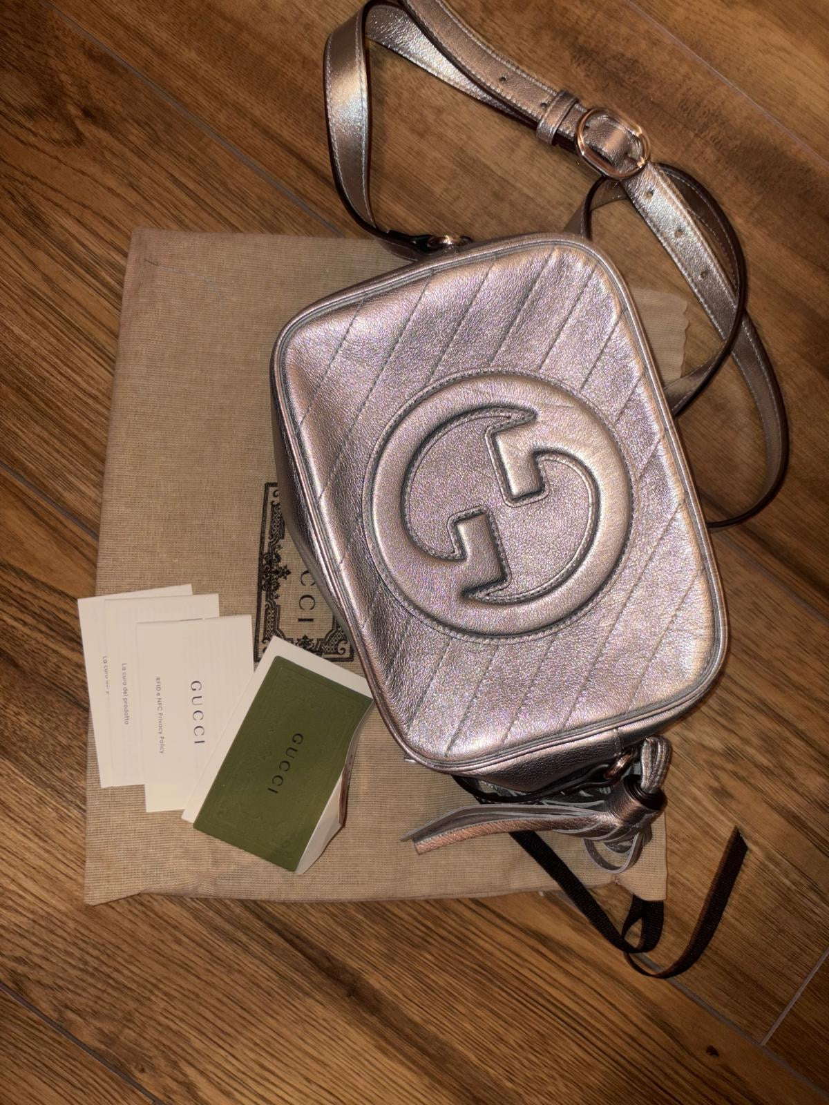 Gucci Silver Blondie Bag Brand New