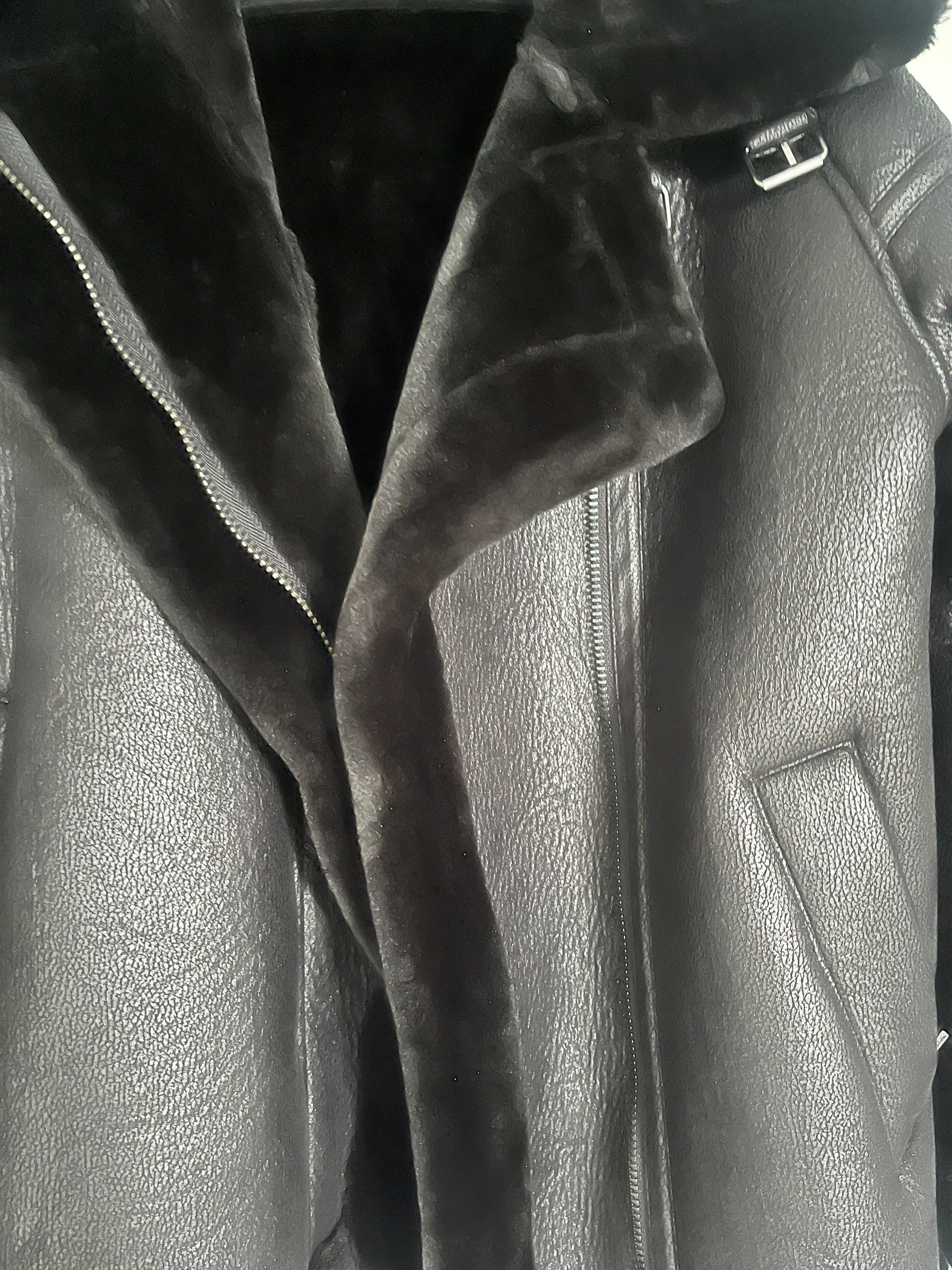 Whistles Black Flying Jacket Size S