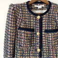 Veronica Beard Tweed Jacket Size 8