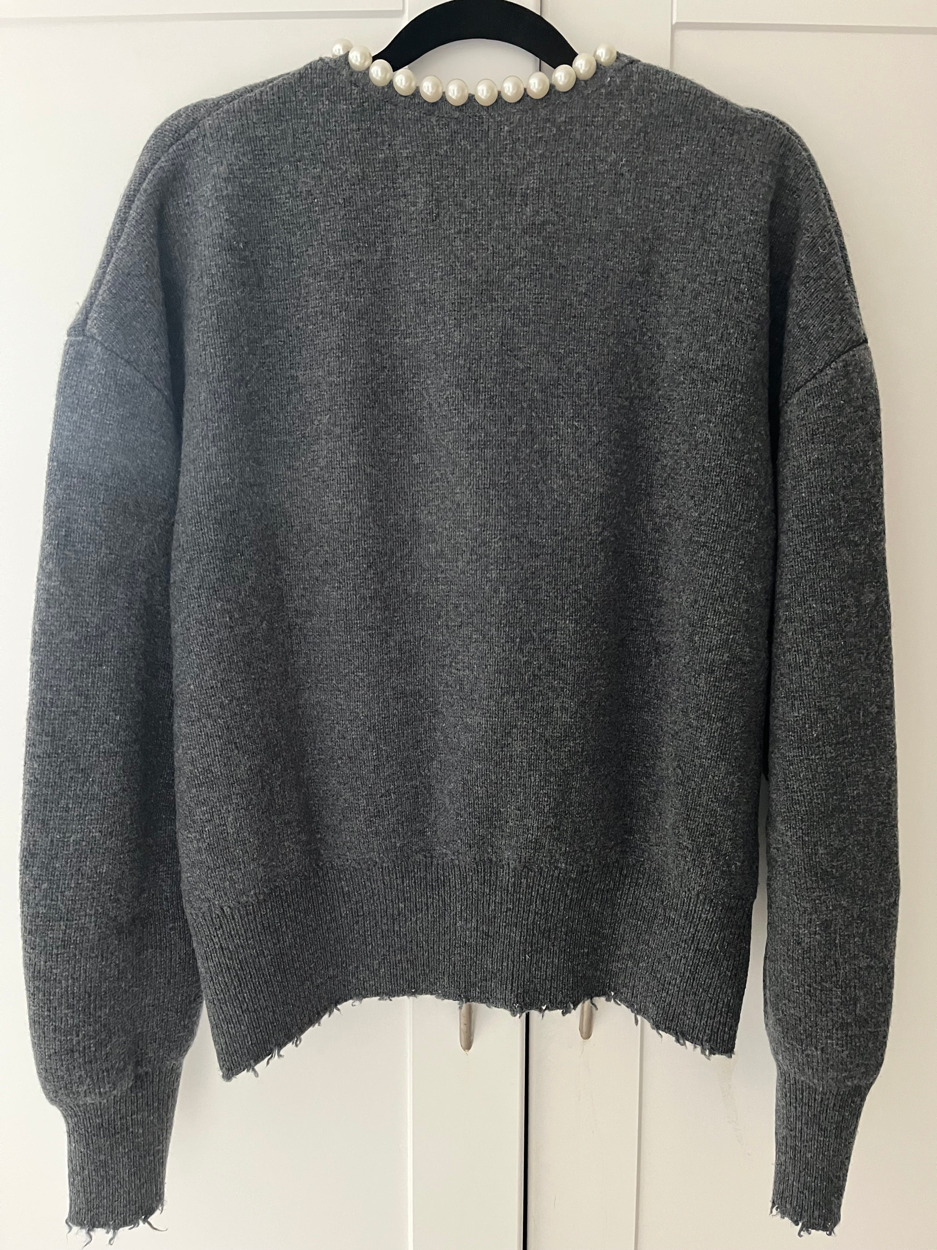 Essential Antwerp Grey Pearl Cardigan