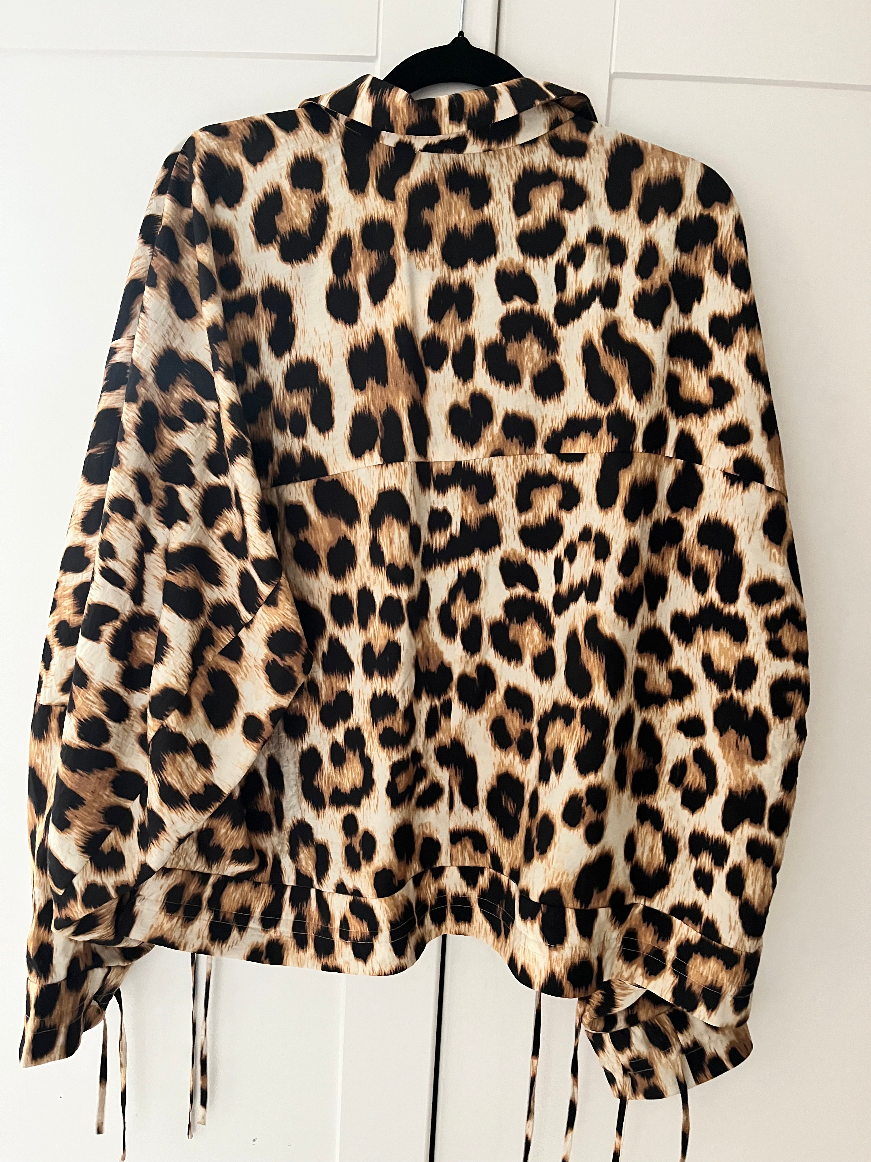 Munthe Leopard Print Blouse Size 38