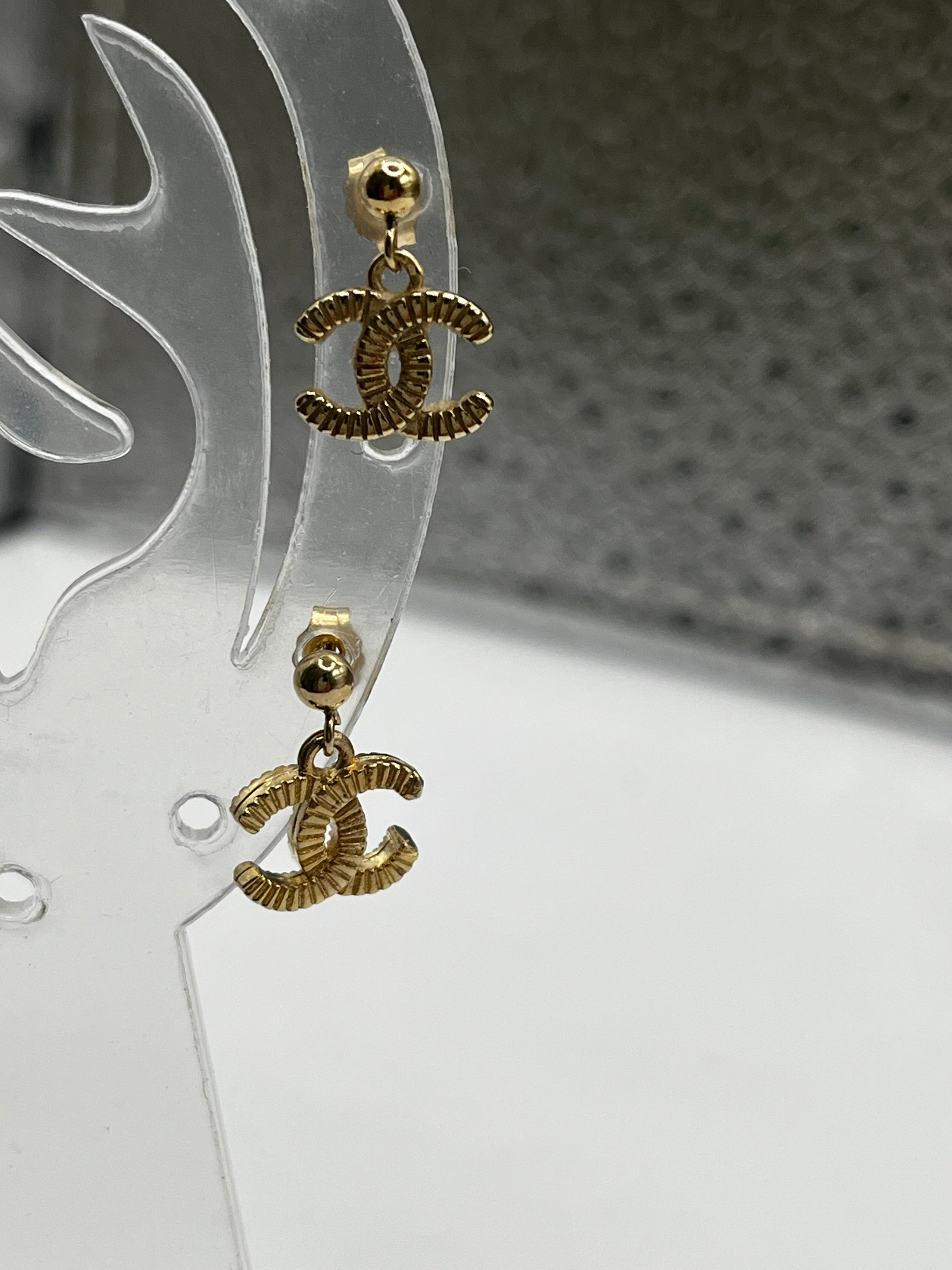 Repurposed CC Charm Earrings