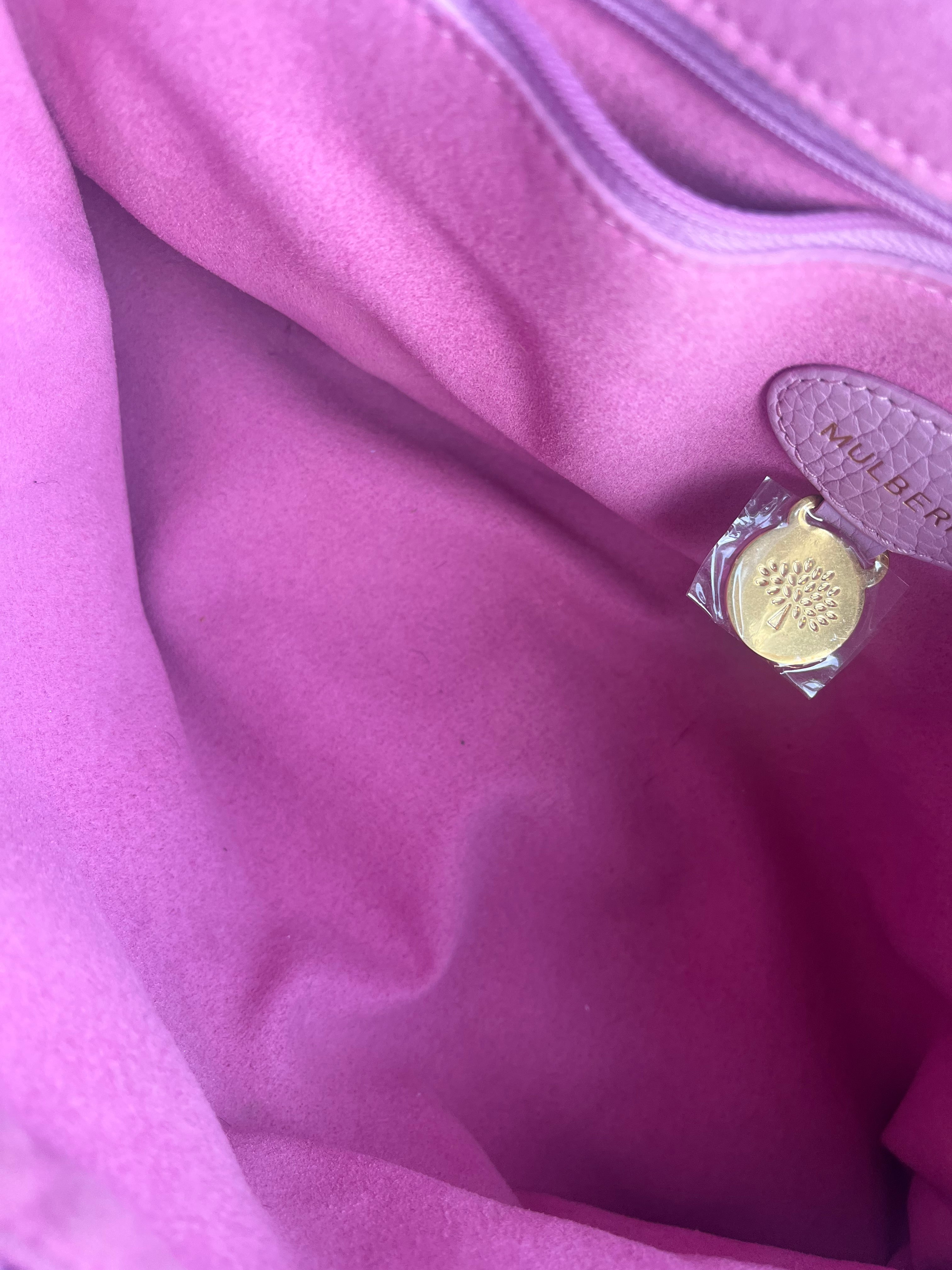 Mulberry Pink Lily Bag