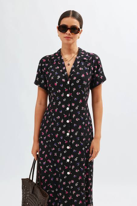 Rixo Floral Dress Size 10