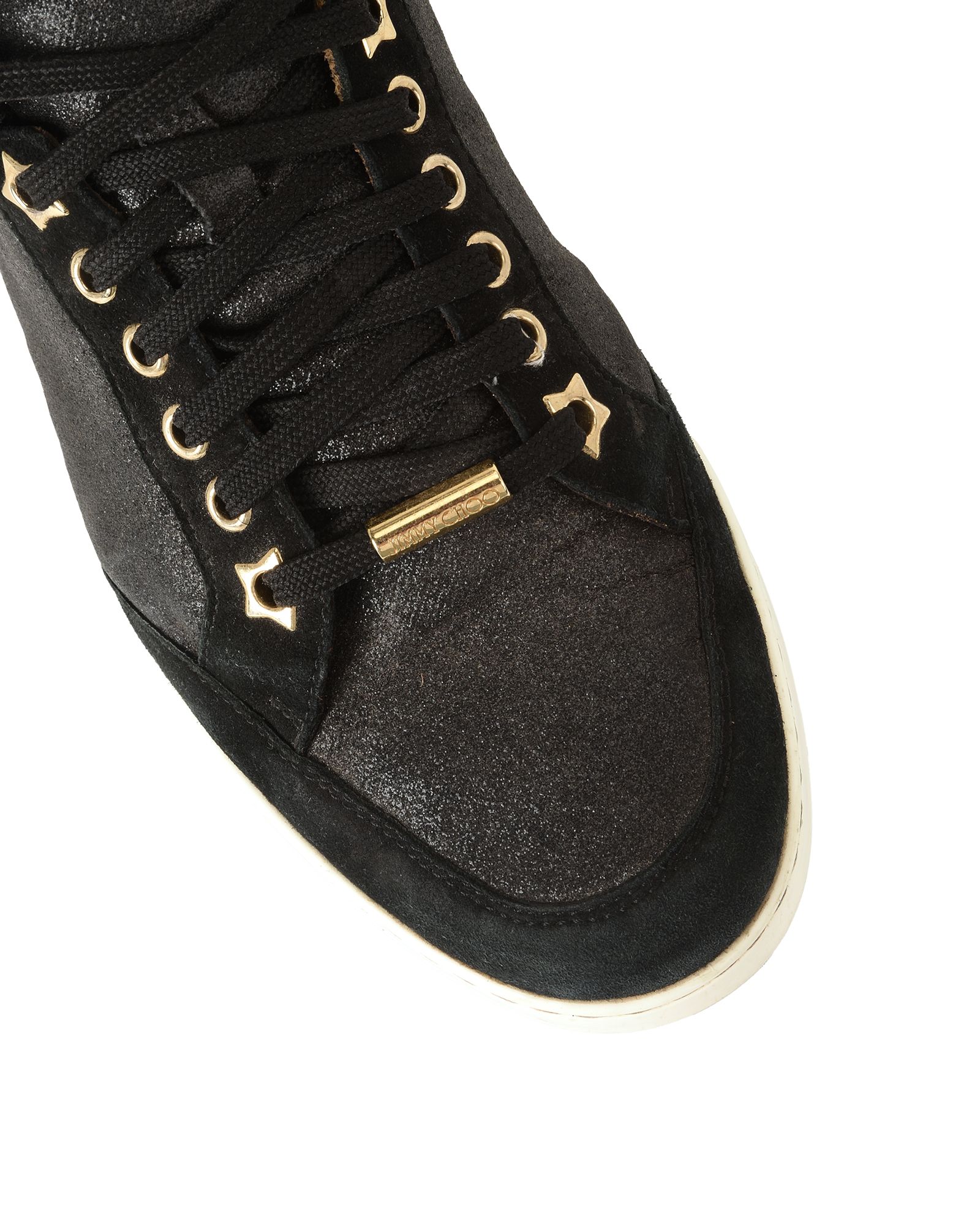 Jimmy Choo Black Suede ‘Miami’ Trainers Size 39