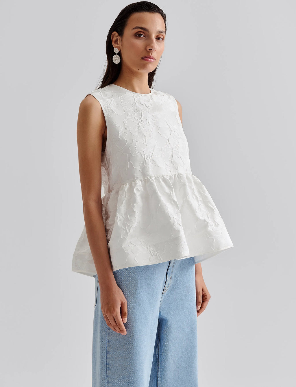 Malina White Blouse Size 36