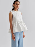 Malina White Blouse Size 36