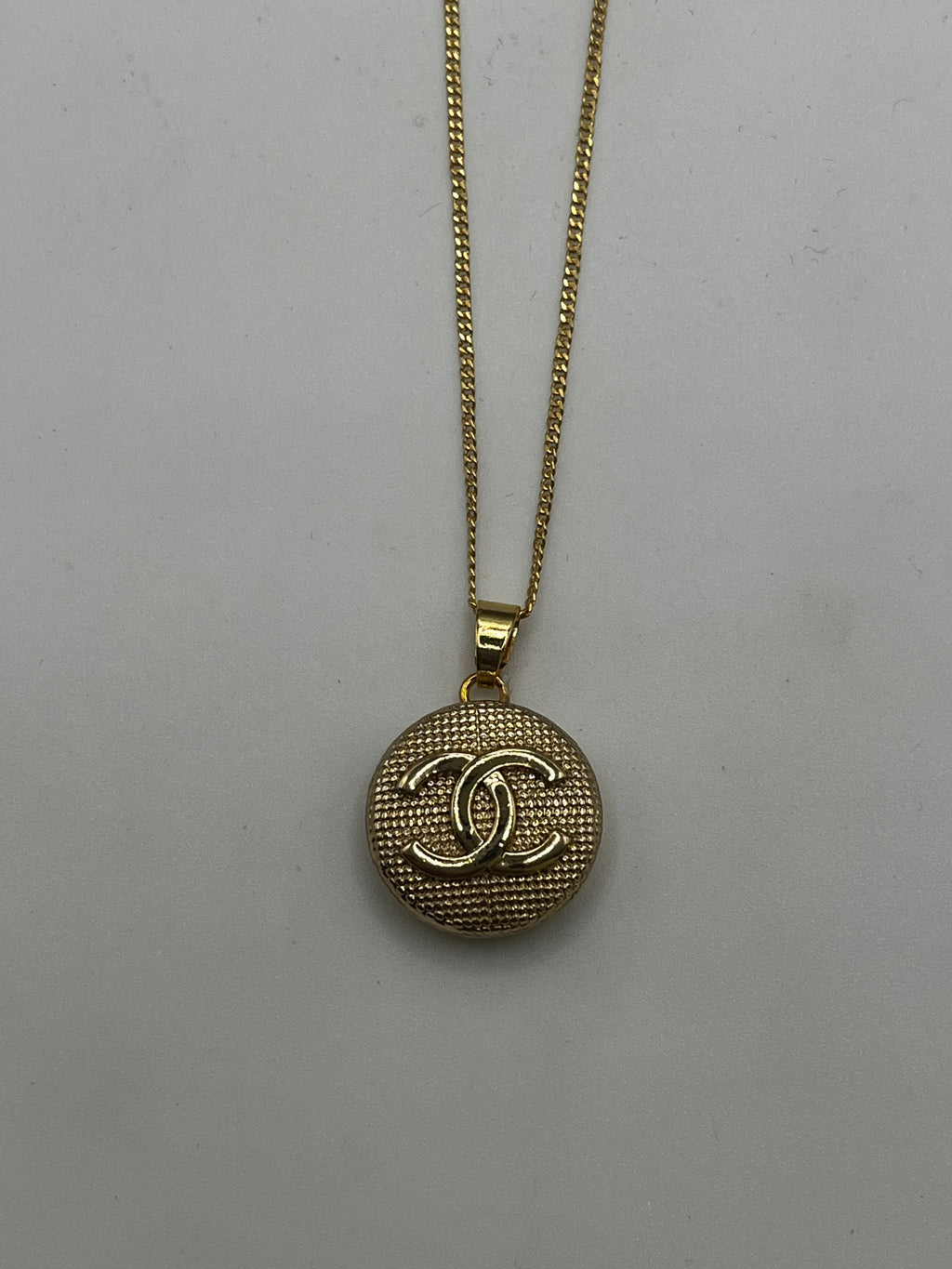 Repurposed Chanel Button Necklace