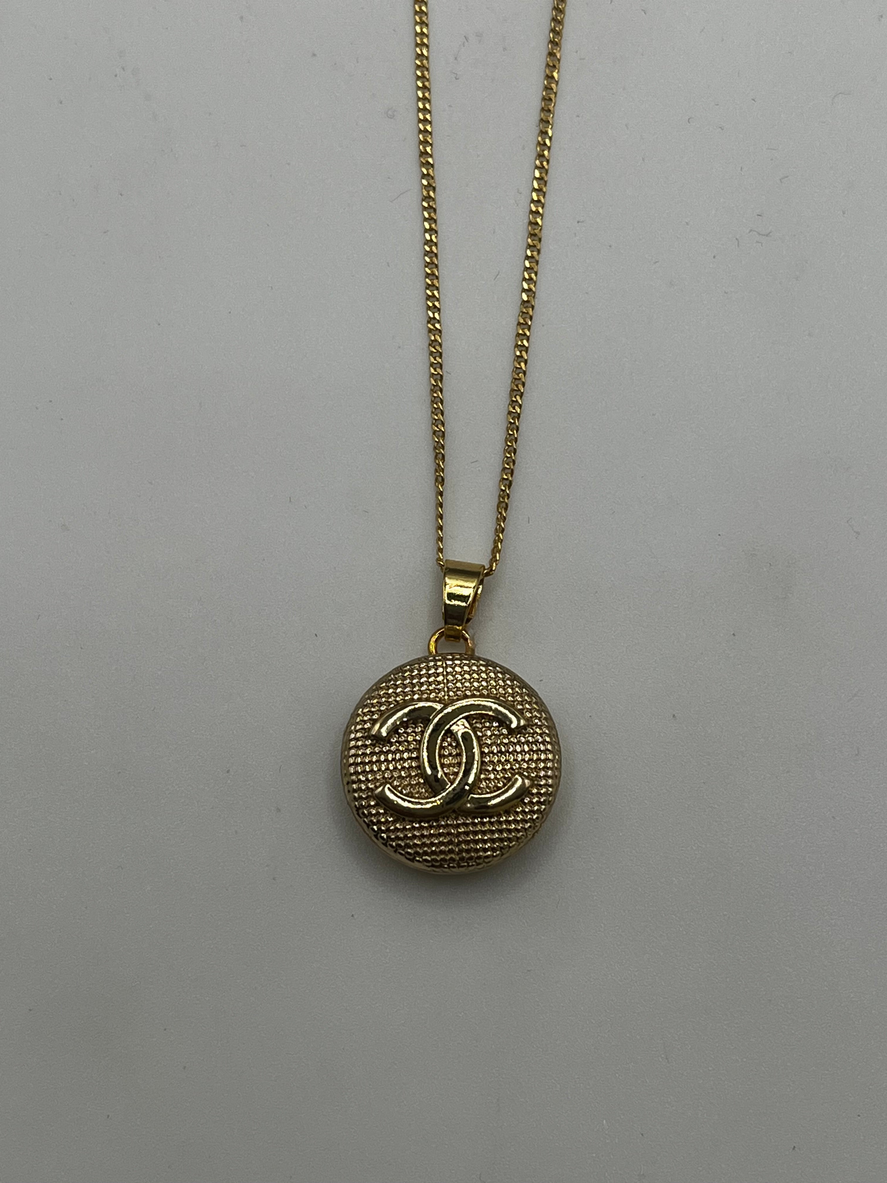 Repurposed Chanel Button Necklace
