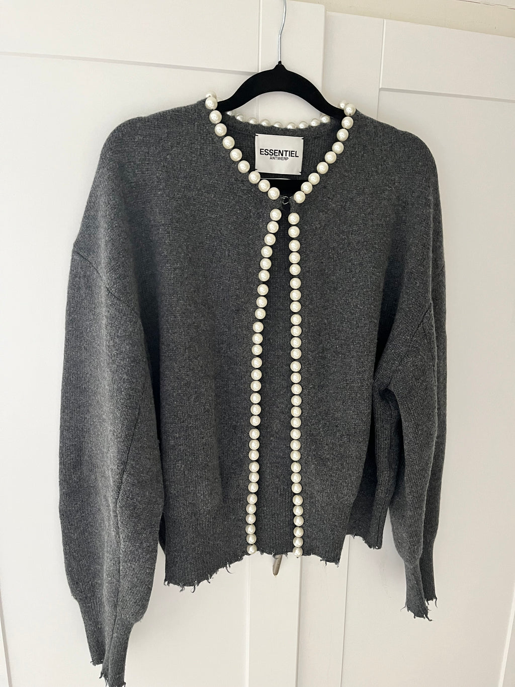 Essential Antwerp Grey Pearl Cardigan