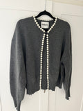Essential Antwerp Grey Pearl Cardigan