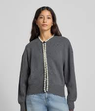 Essential Antwerp Grey Pearl Cardigan
