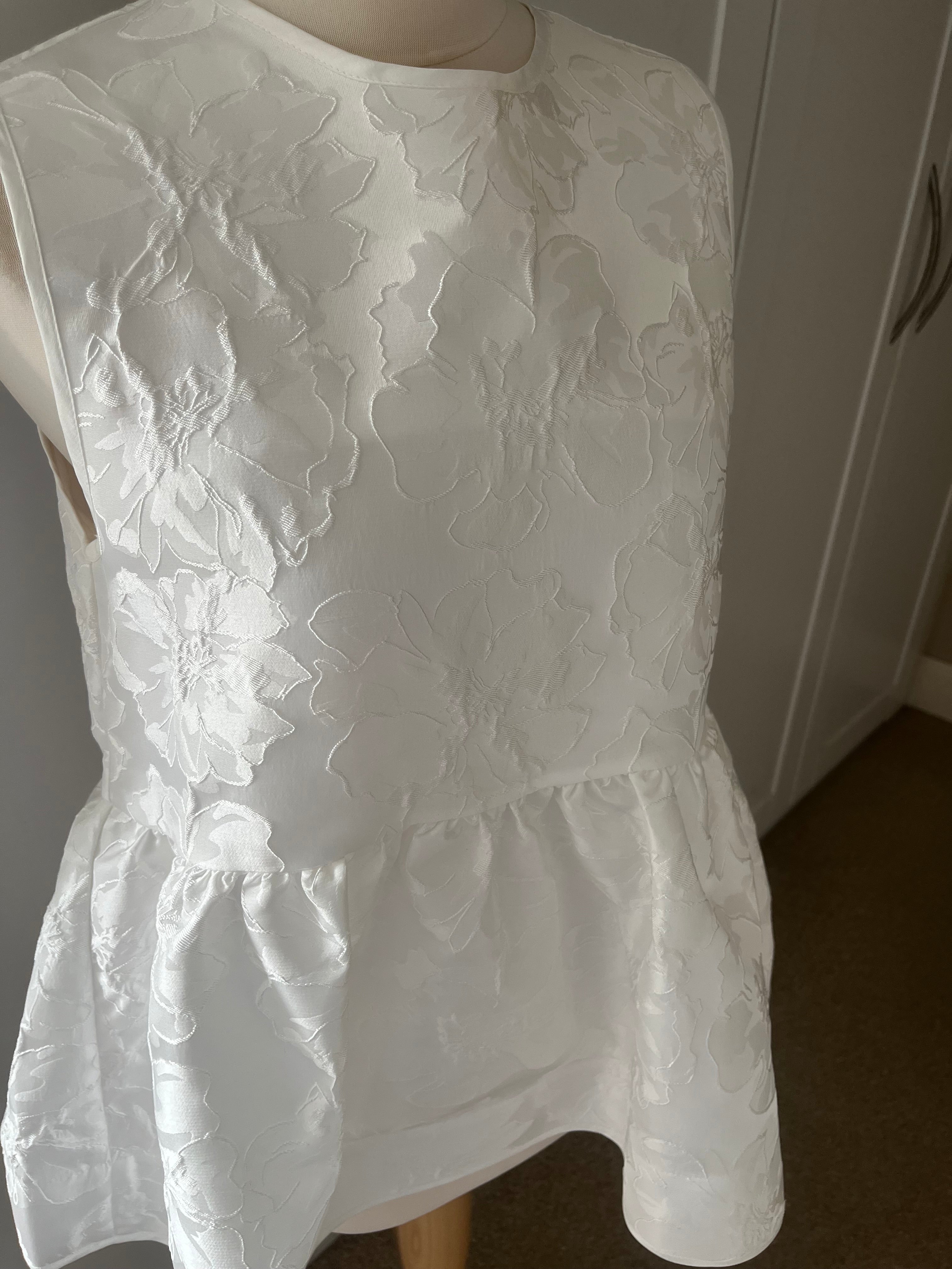 Malina White Blouse Size 36