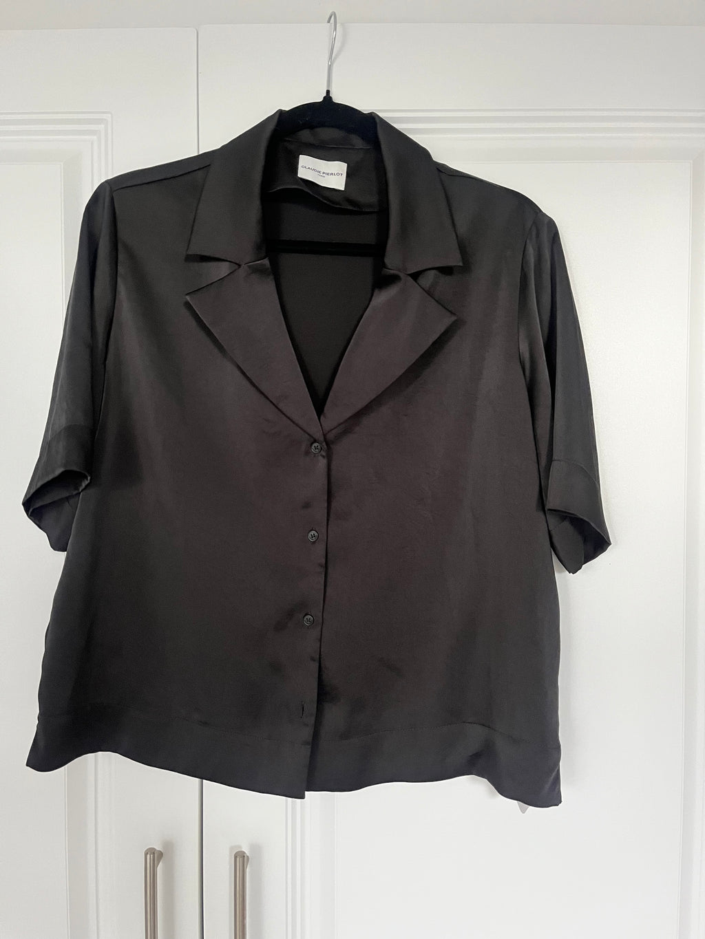 Claudie Pierlot Black Blouse Size 38