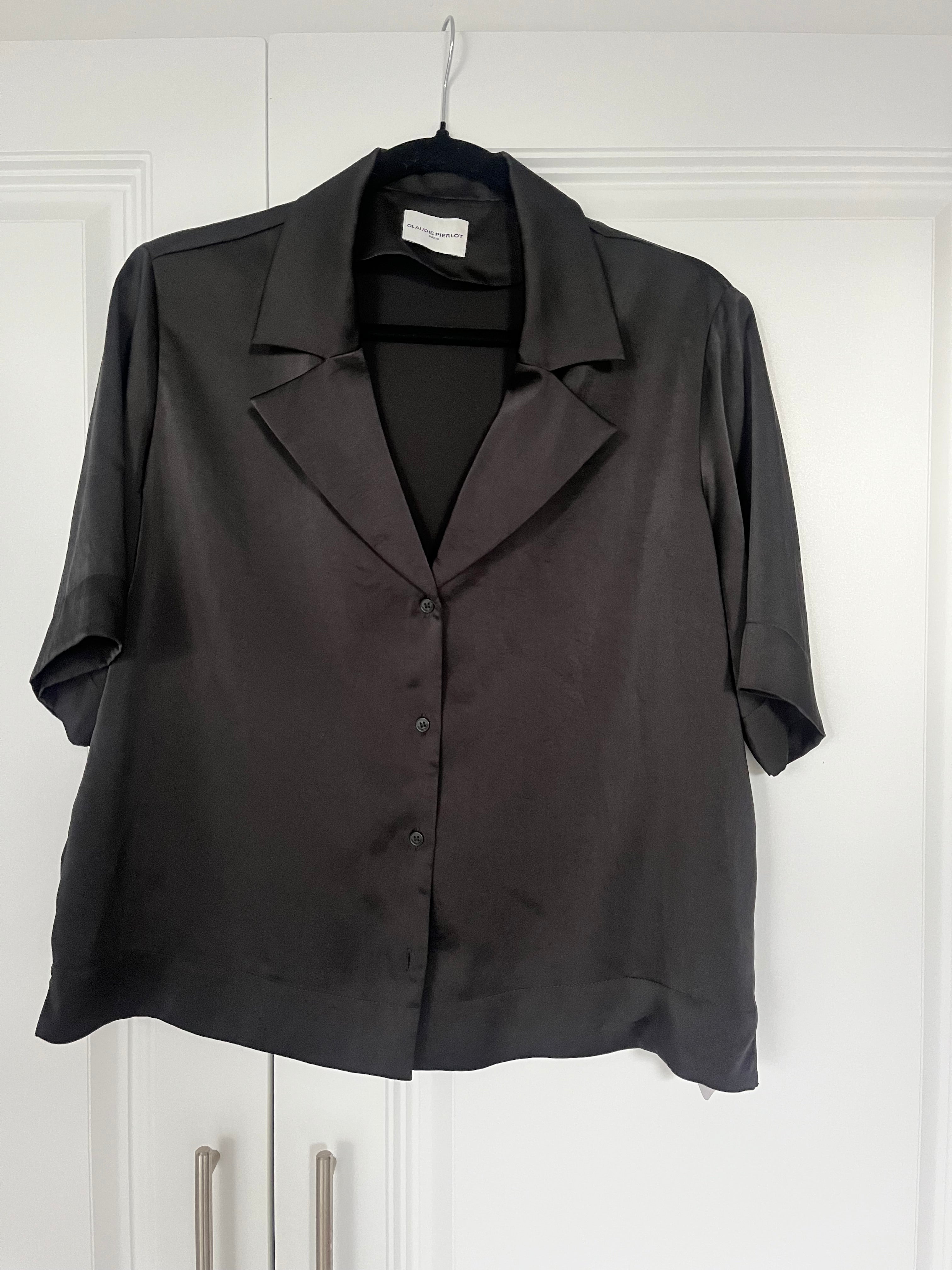 Claudie Pierlot Black Blouse Size 38