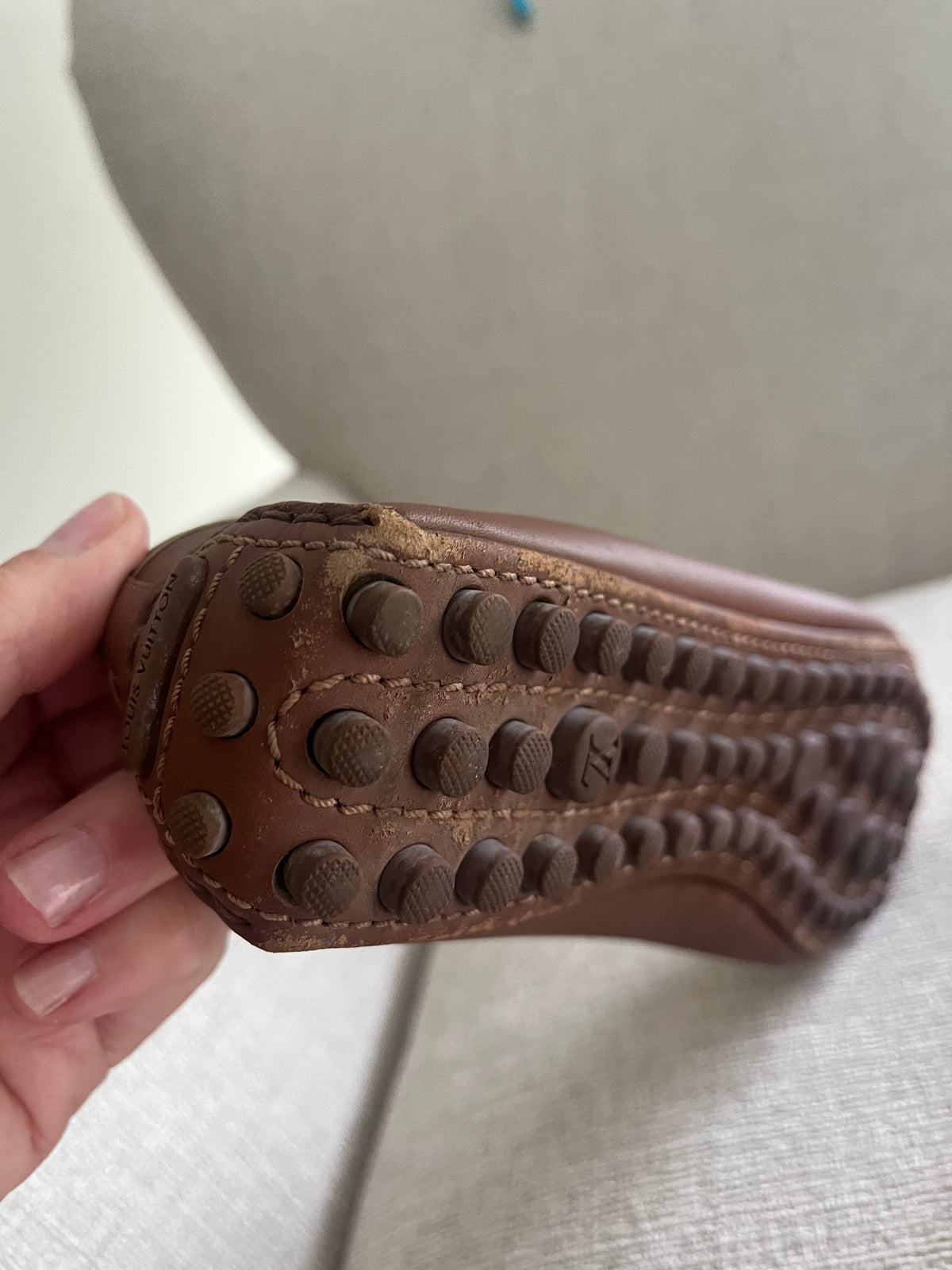Louis Vuitton Moccasin Shoes Size 38