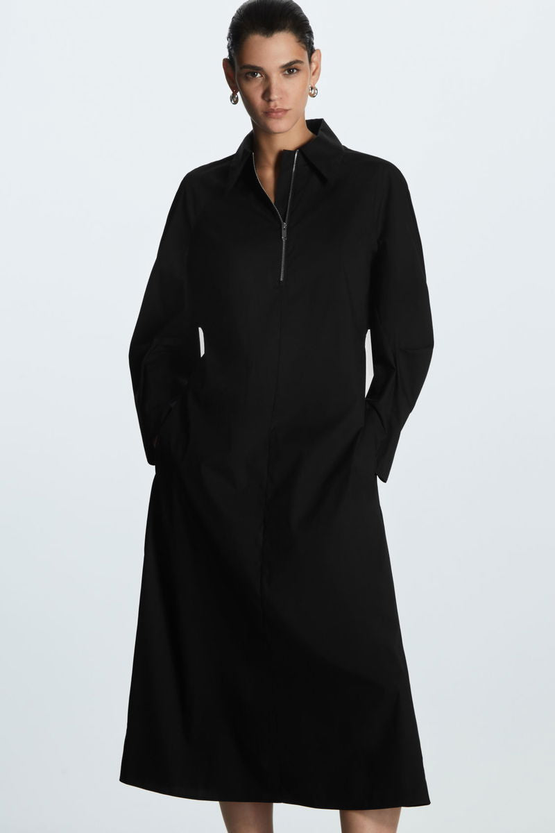 Cos Midi Shirt Dress Size 38