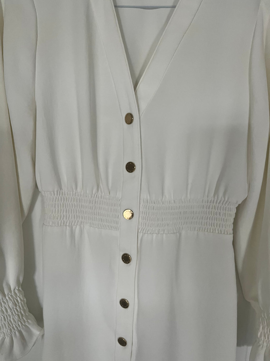 Sandro White Dress Size 38