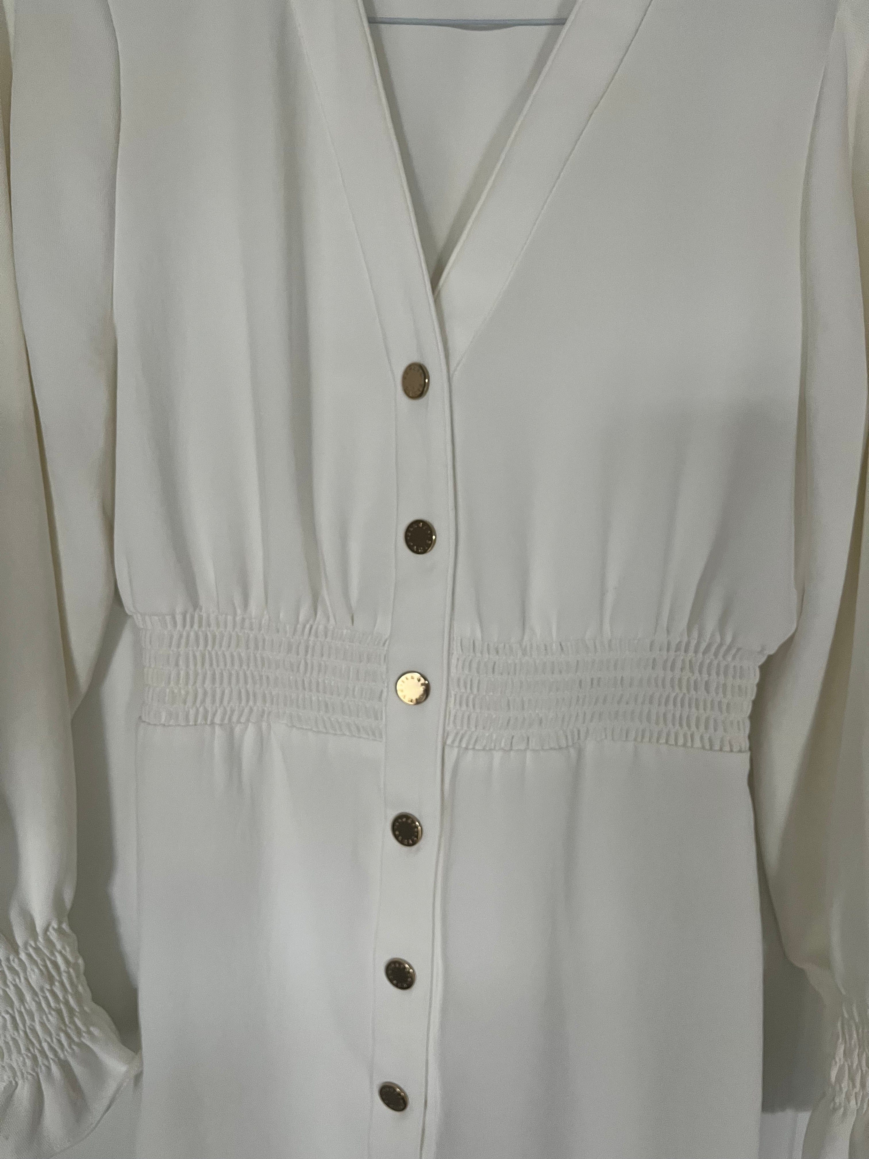 Sandro White Dress Size 38