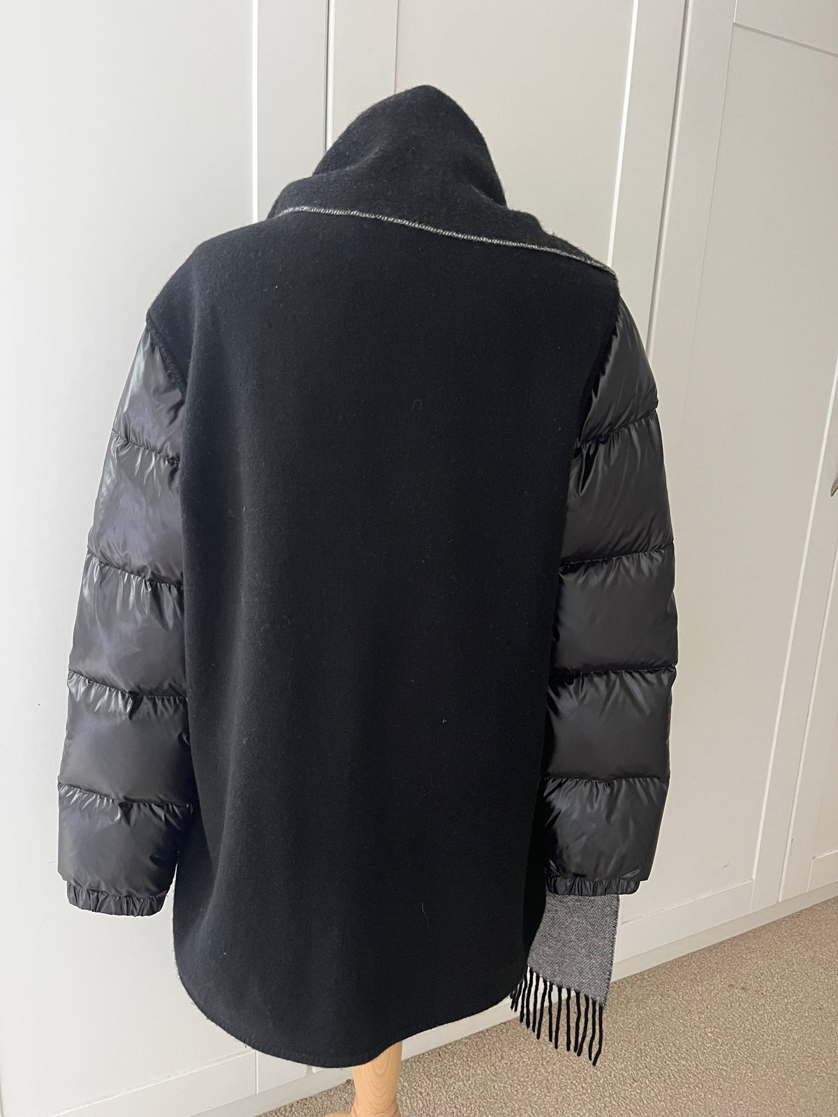 Moncler Wool Shawl Coat Size L