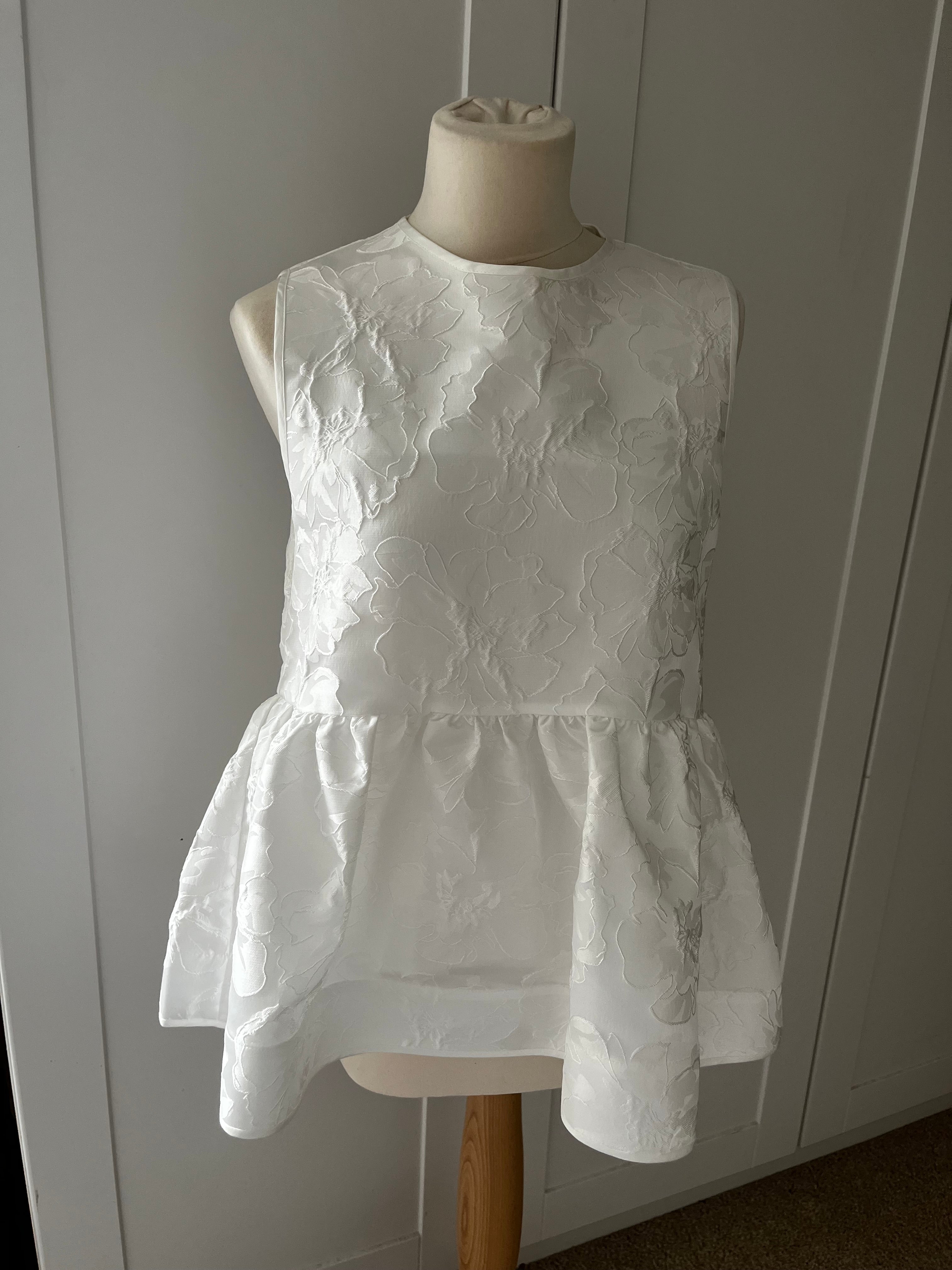 Malina White Blouse Size 36