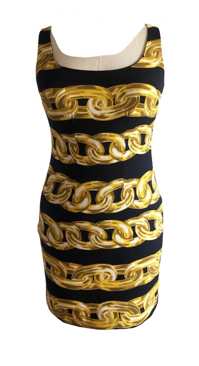 Boutique Moschino Chain Dress Size 10