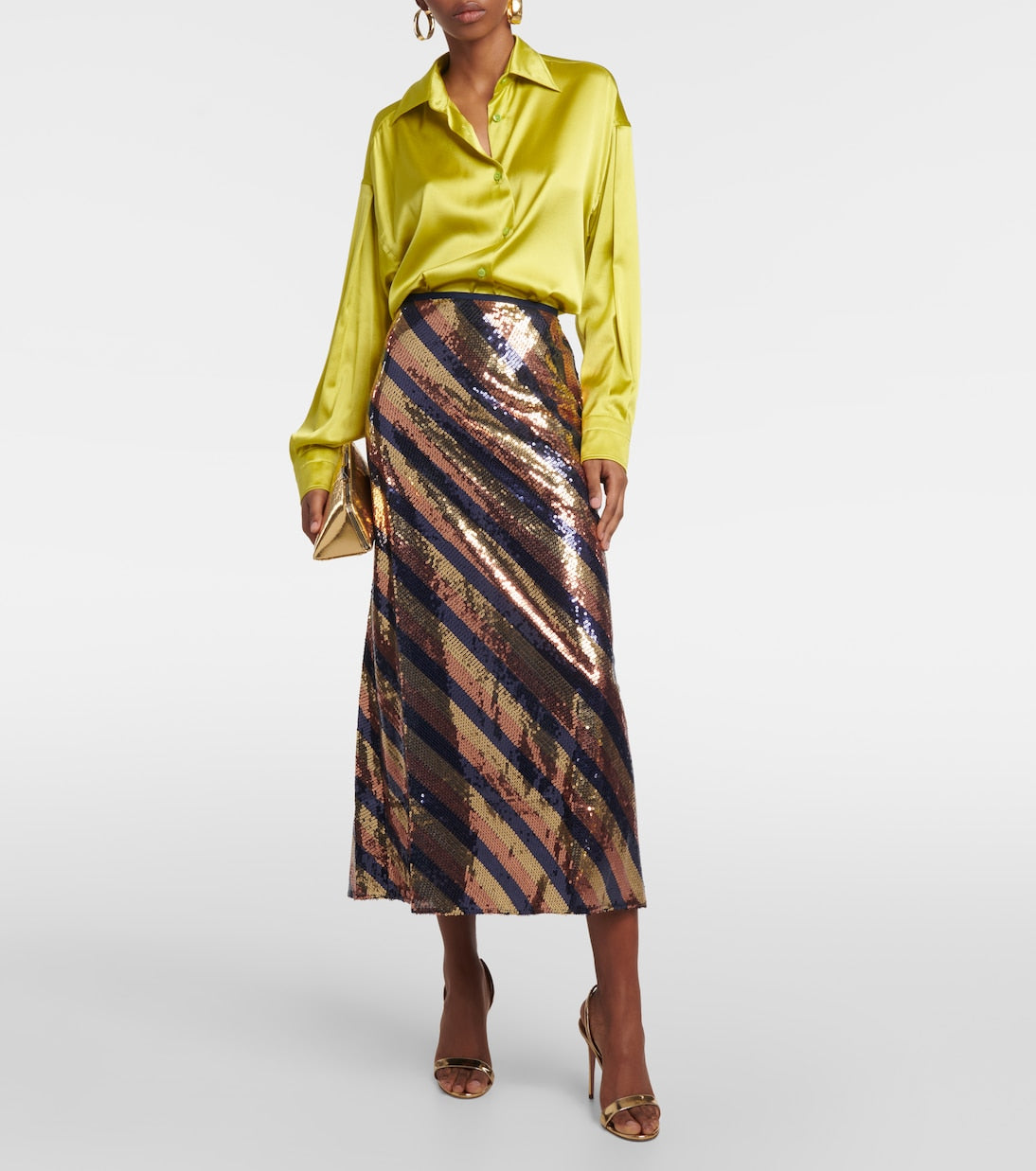 Rixo Sequin Skirt Size S