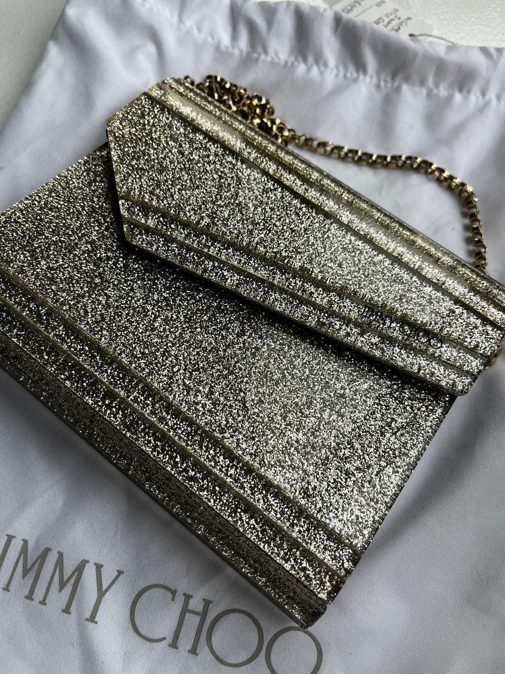 Jimmy Choo Candy Glitter Bag