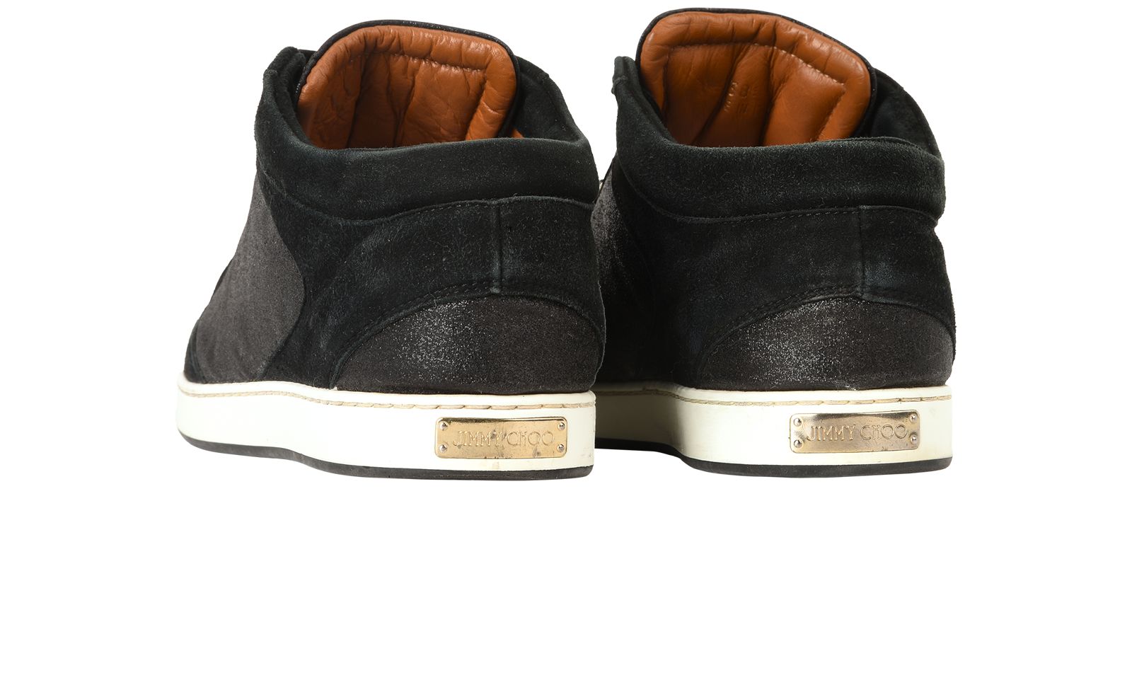 Jimmy Choo Black Suede ‘Miami’ Trainers Size 39