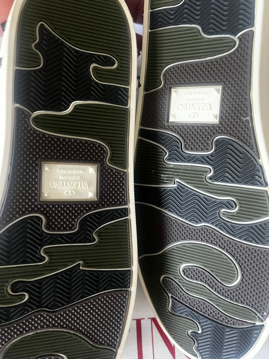 Valentino Navy Glitter Runners Size 37.5