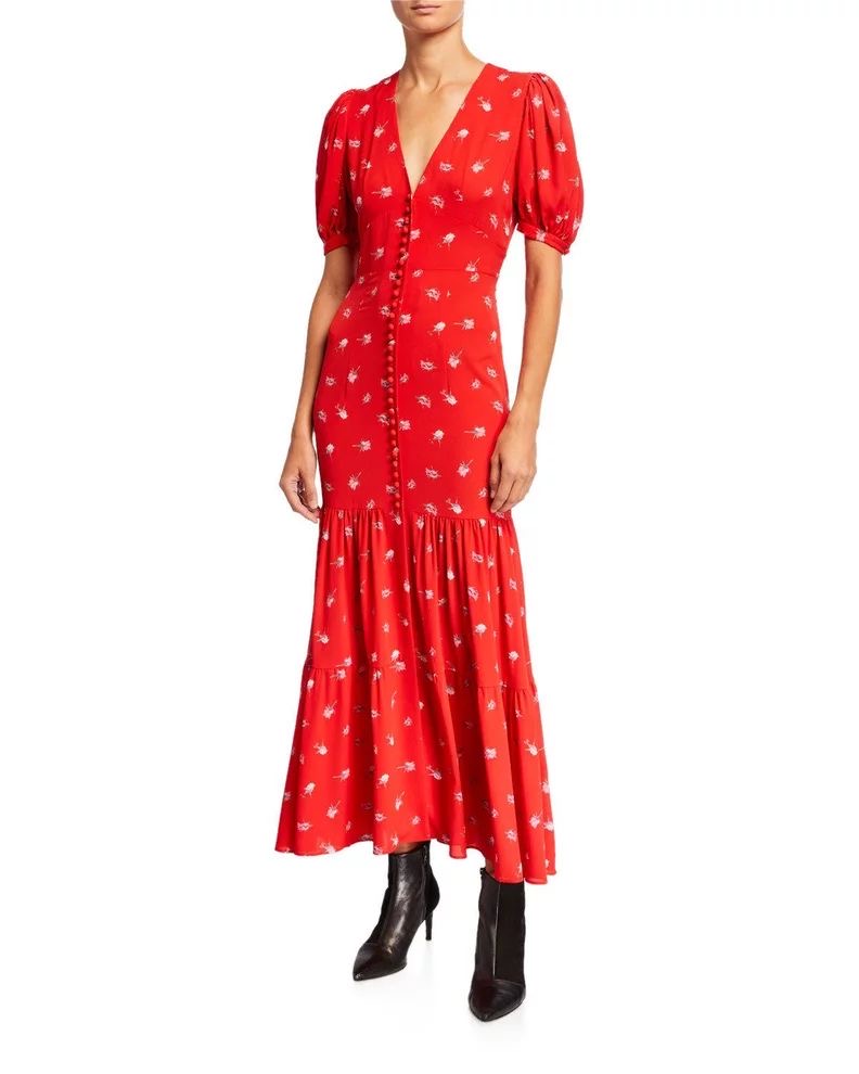 Rotate Birger Christensen Red Dress Size 40/14