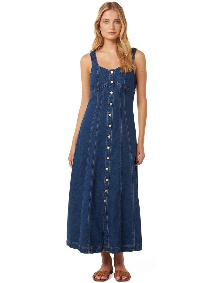 Forever New Denim Dress Size 10