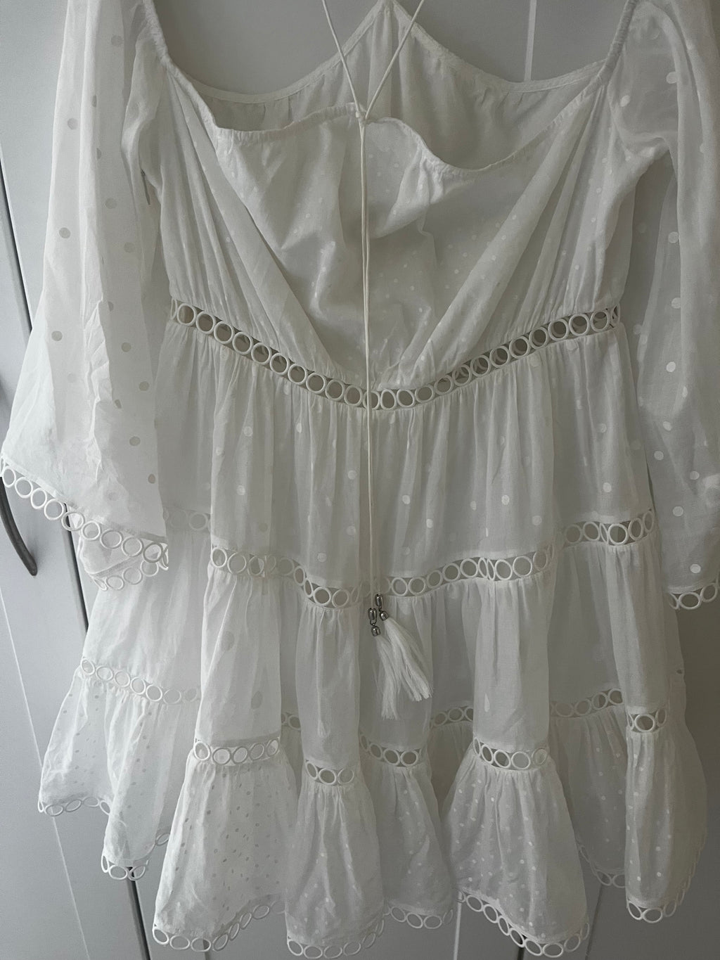 Zimmermann White Dress Size 2 (10/12)