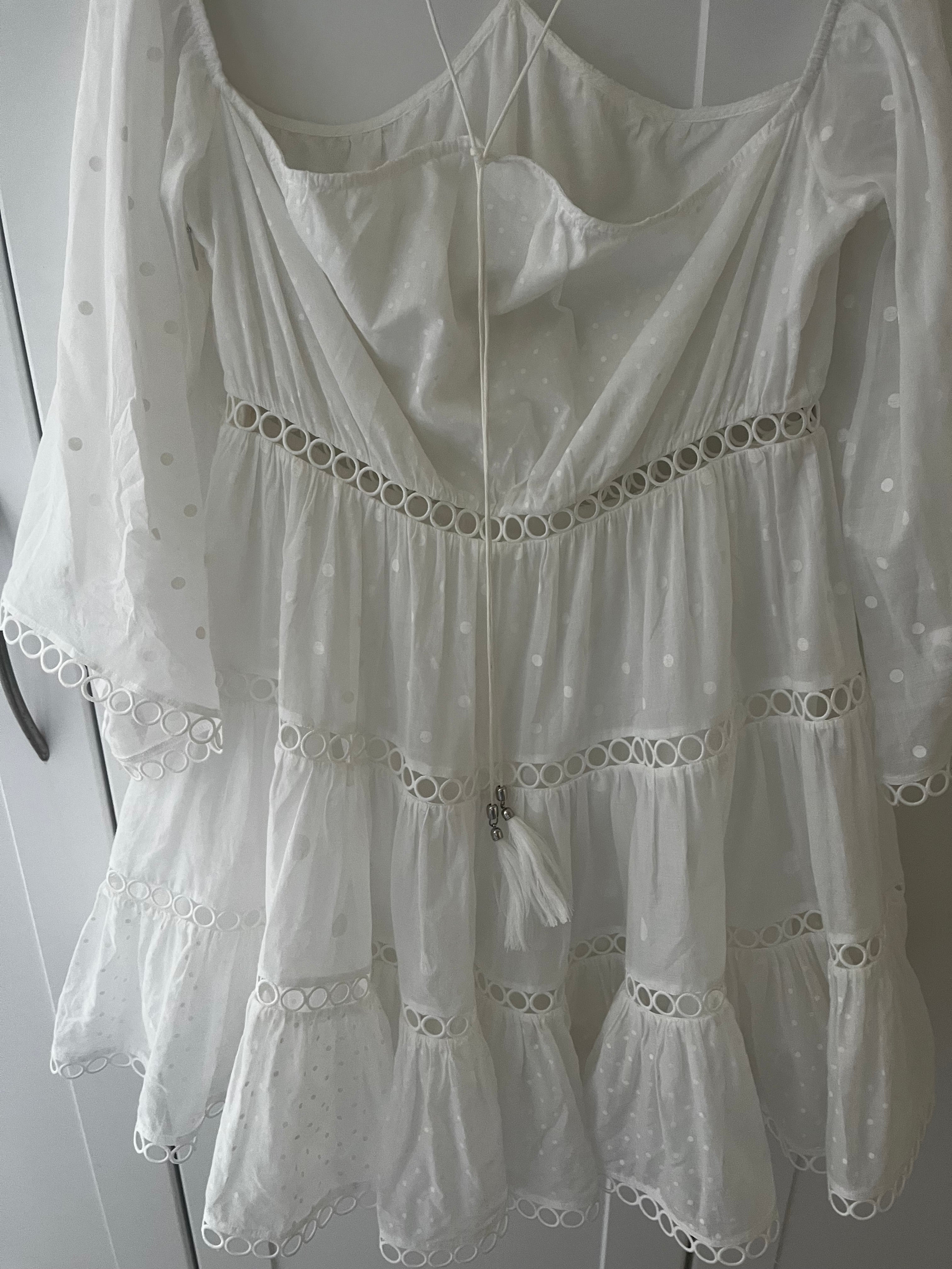 Zimmermann White Dress Size 2 (10/12)