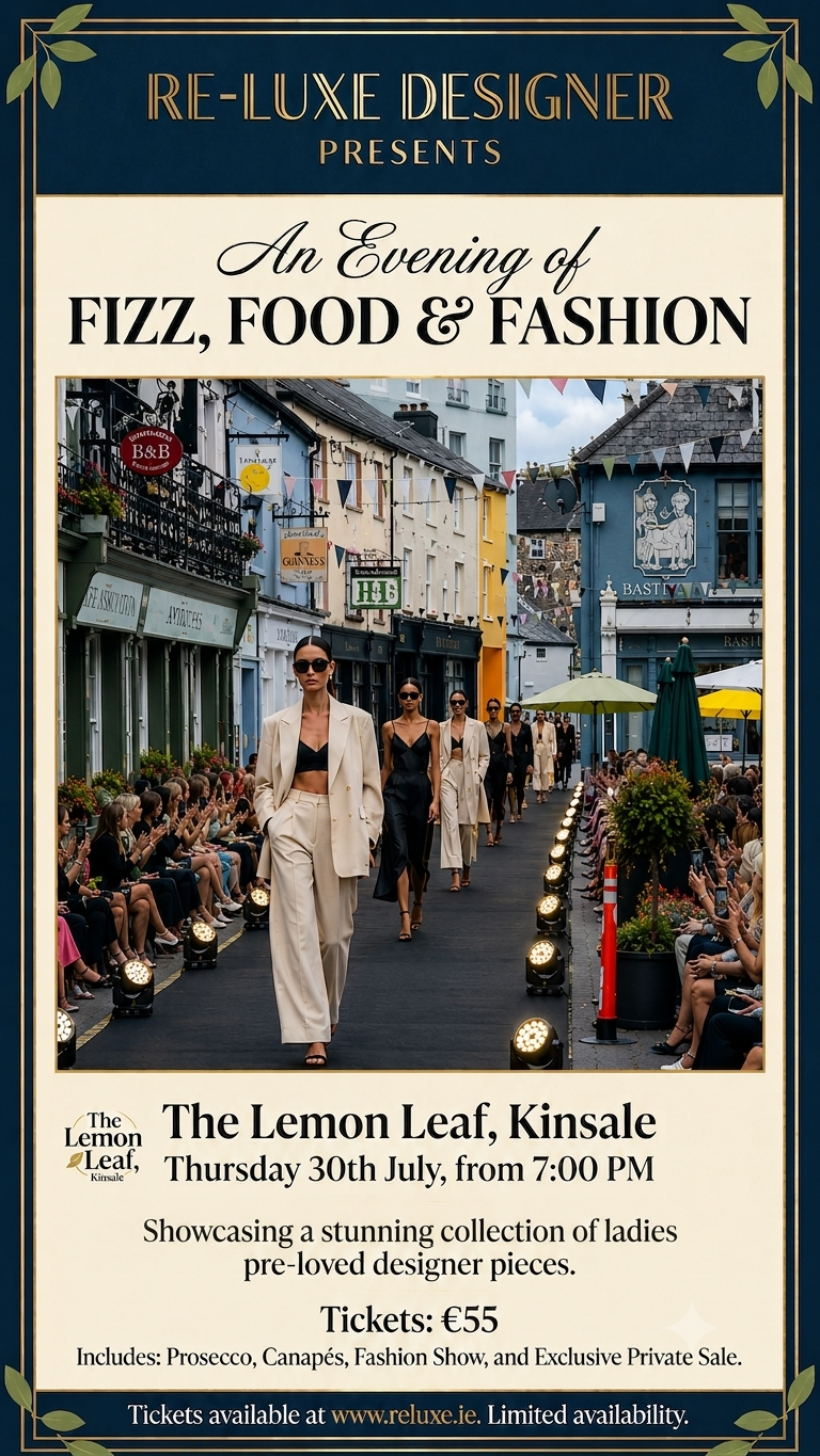 ReLuxe Event The Lemon Leaf, Kinsale - Thursday 30 July