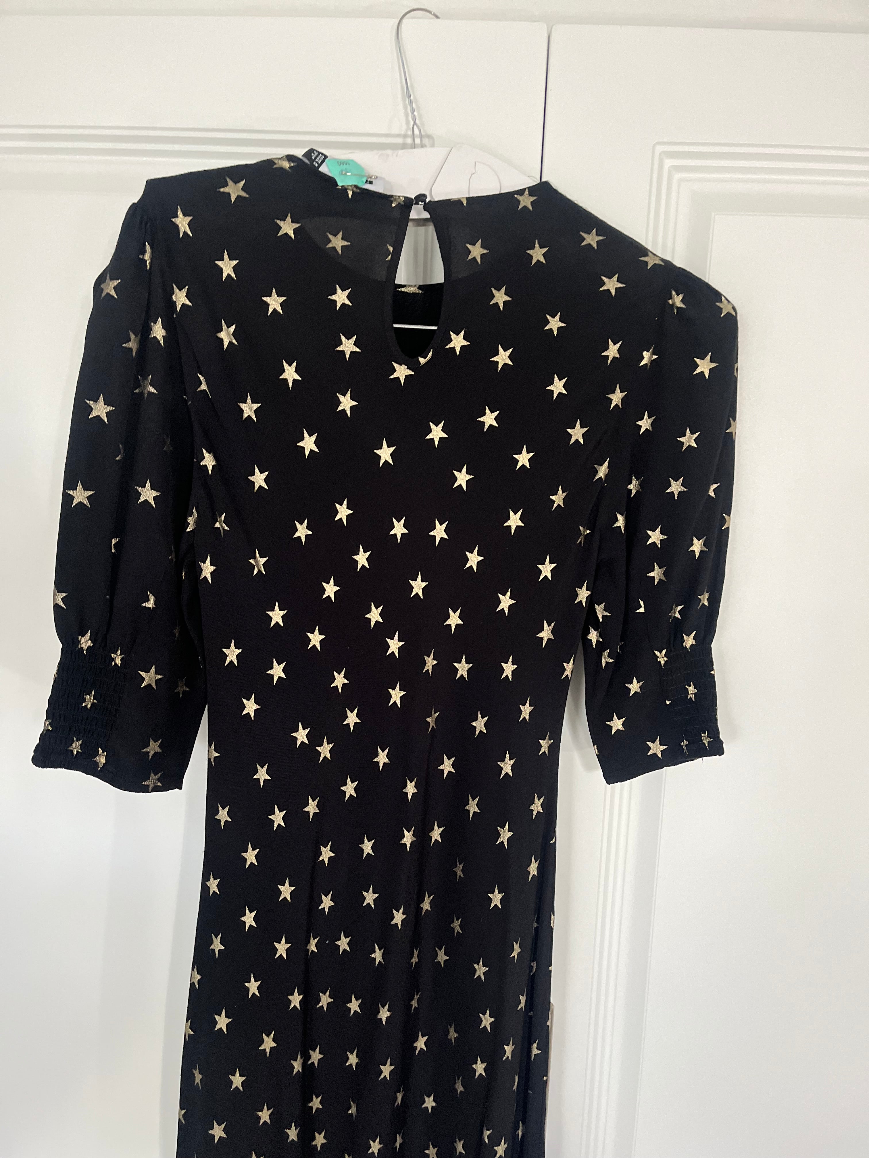 Rixo Star Print Dress Size 8